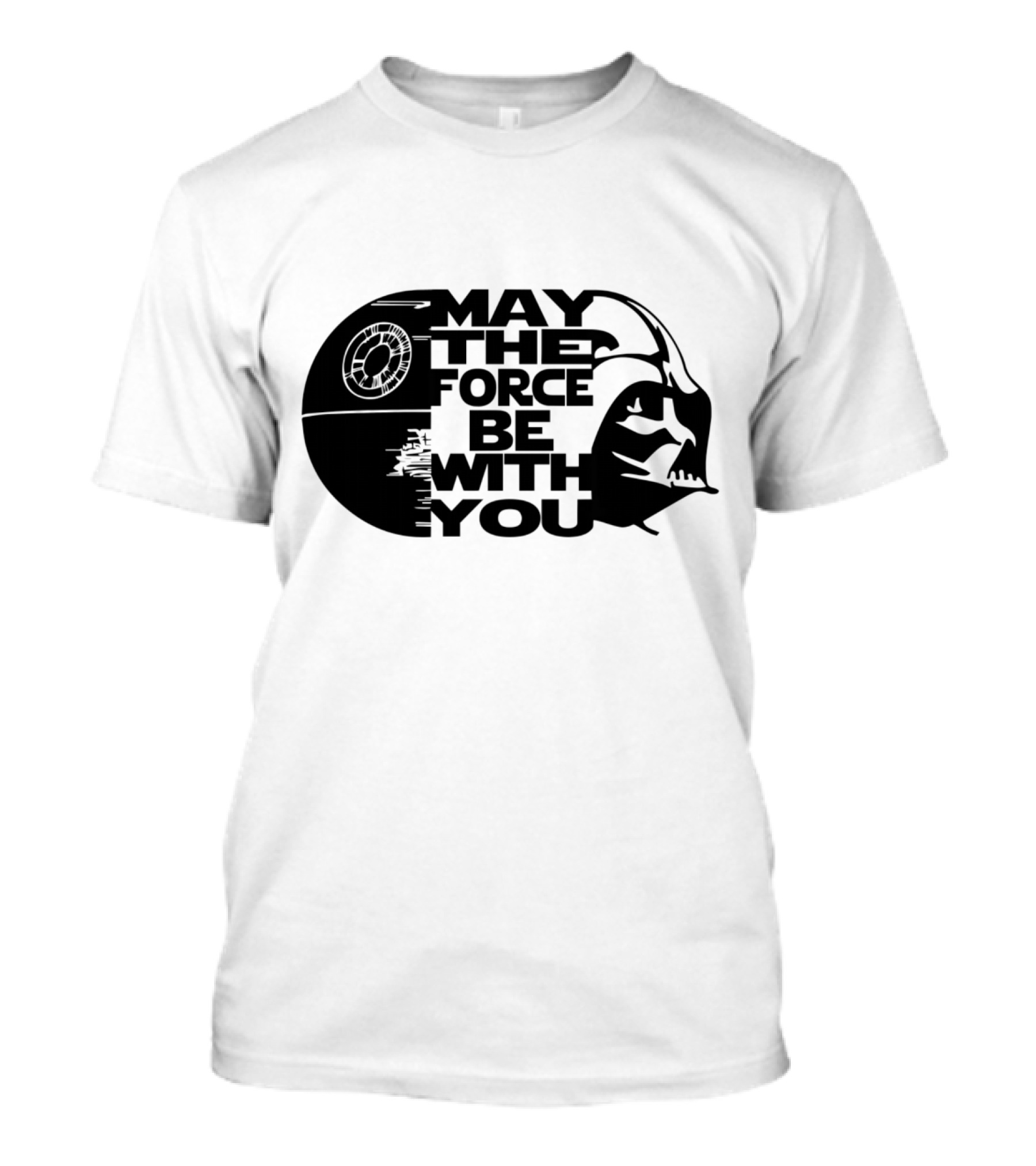 May The Force Be With You Death Star Darth Vader Star Wars T-Shirt