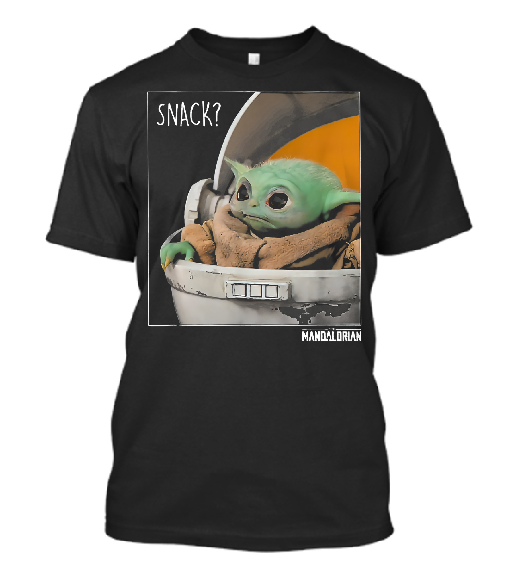 Snack Baby Yoda The Mandalorian T-Shirt