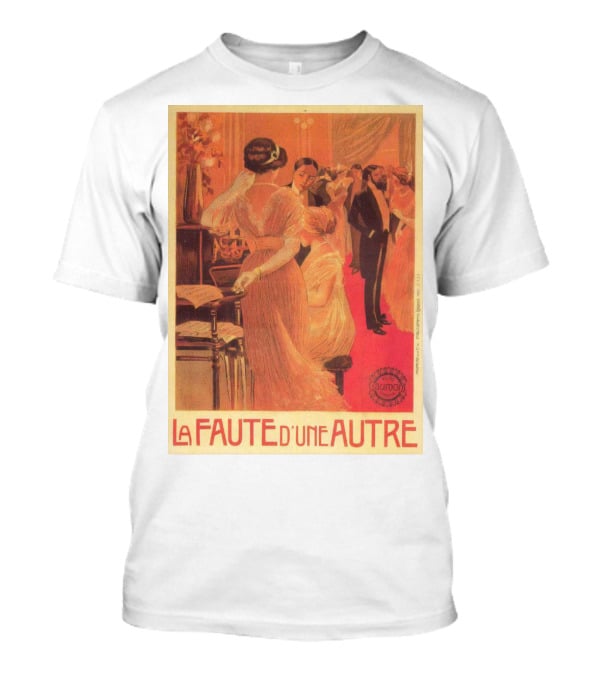 La Faute D'un Autre 1910 Elegant Ballroom Scene Bourgeois Society Vintage T-Shirt