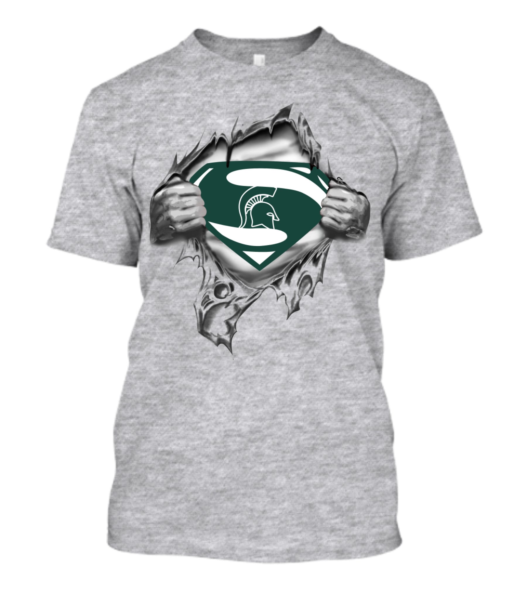 Michigan State Spartans Super Man T-Shirt