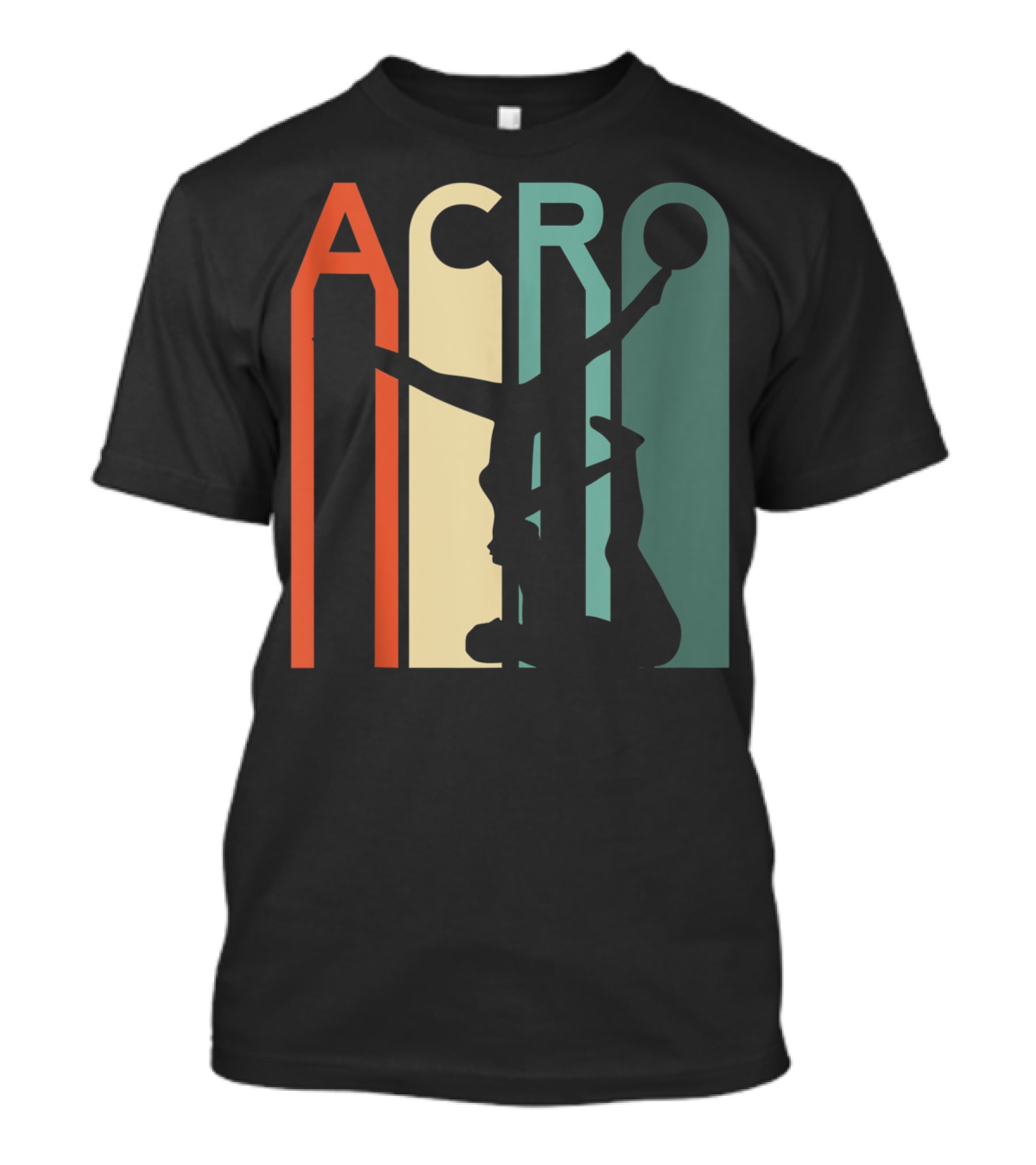Acro Yoga Vintage Yoga Couple Hot Retro T-Shirt
