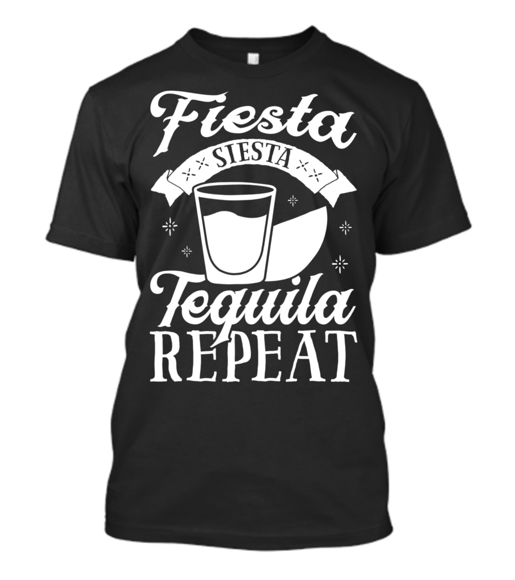 Fiesta Siesta Tequila Repeat Cinco De Mayo T-Shirt