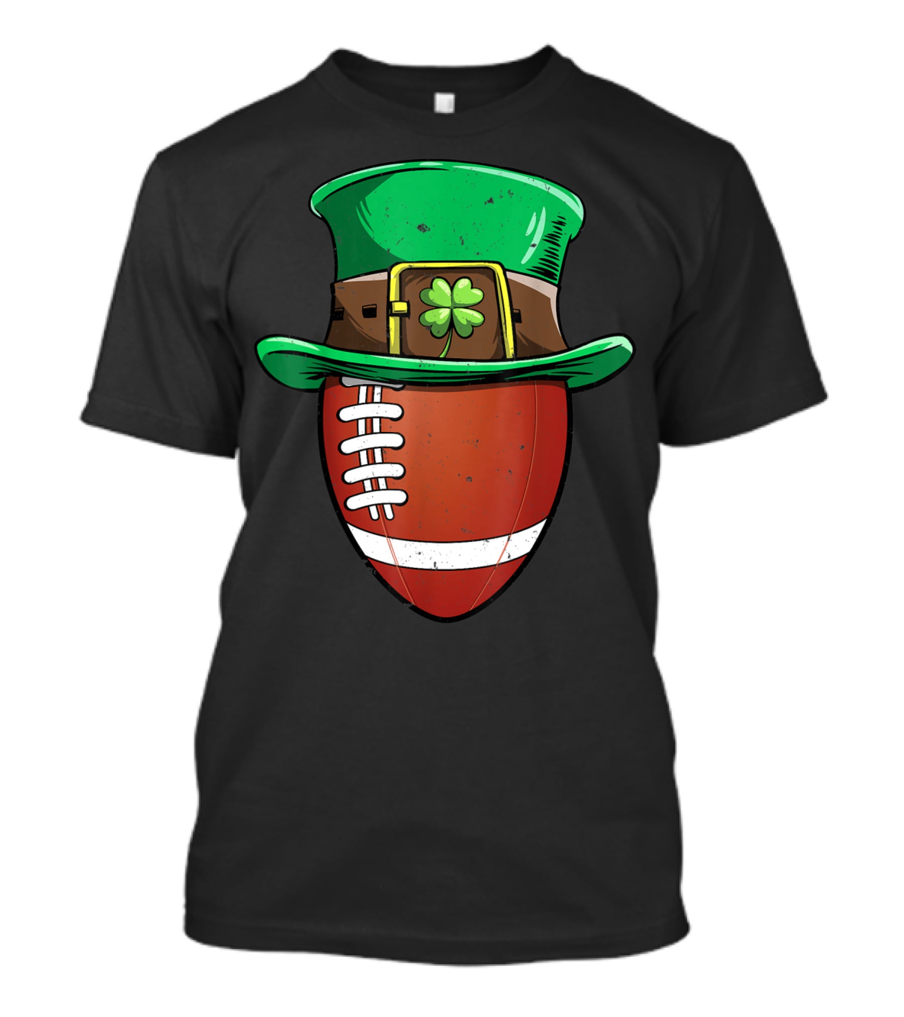 Football Leprechaun Hat St Patricks Day Boys T-Shirt