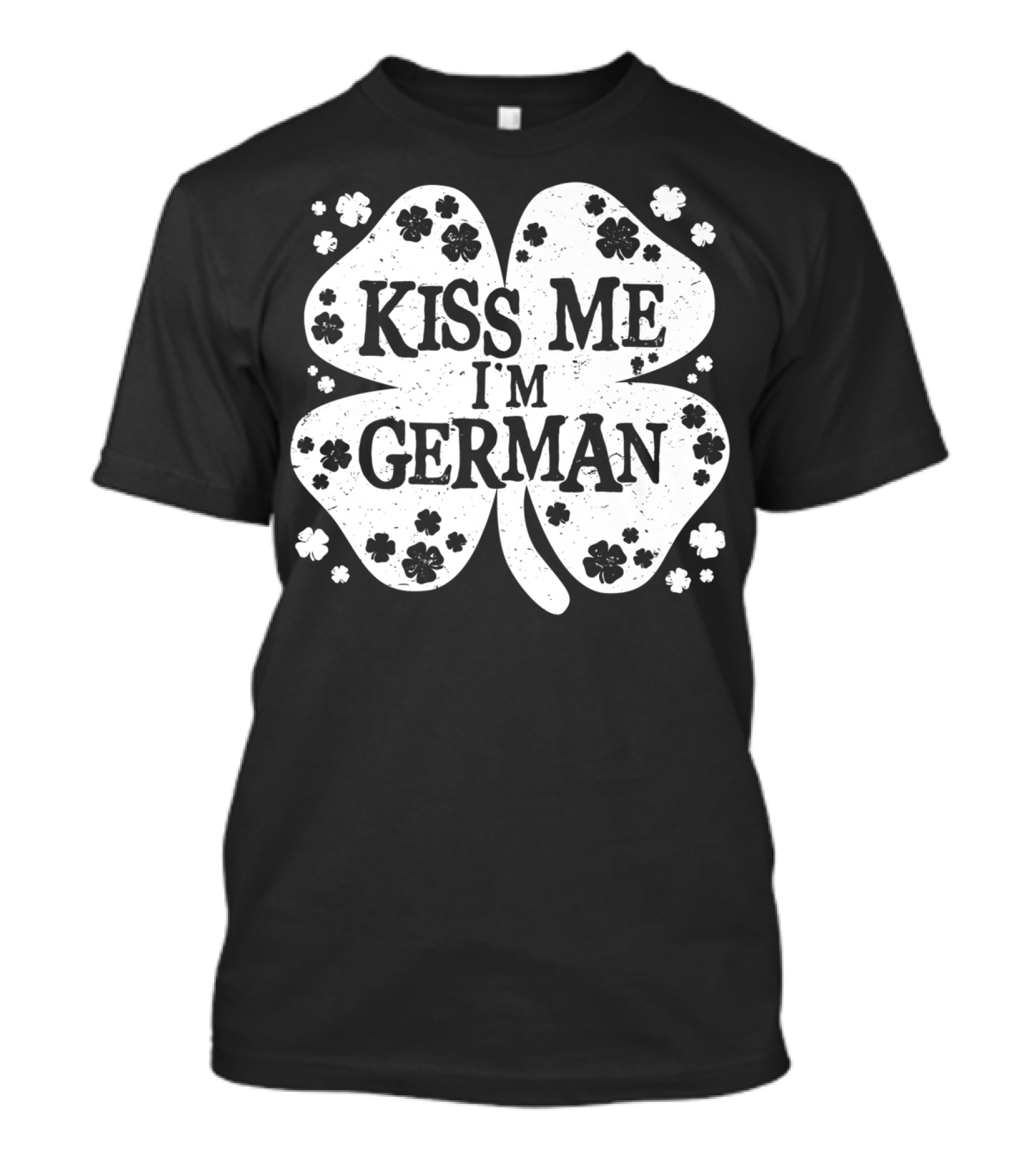 Kiss Me I’m German Shamrock St Patricks Day Men T-Shirt