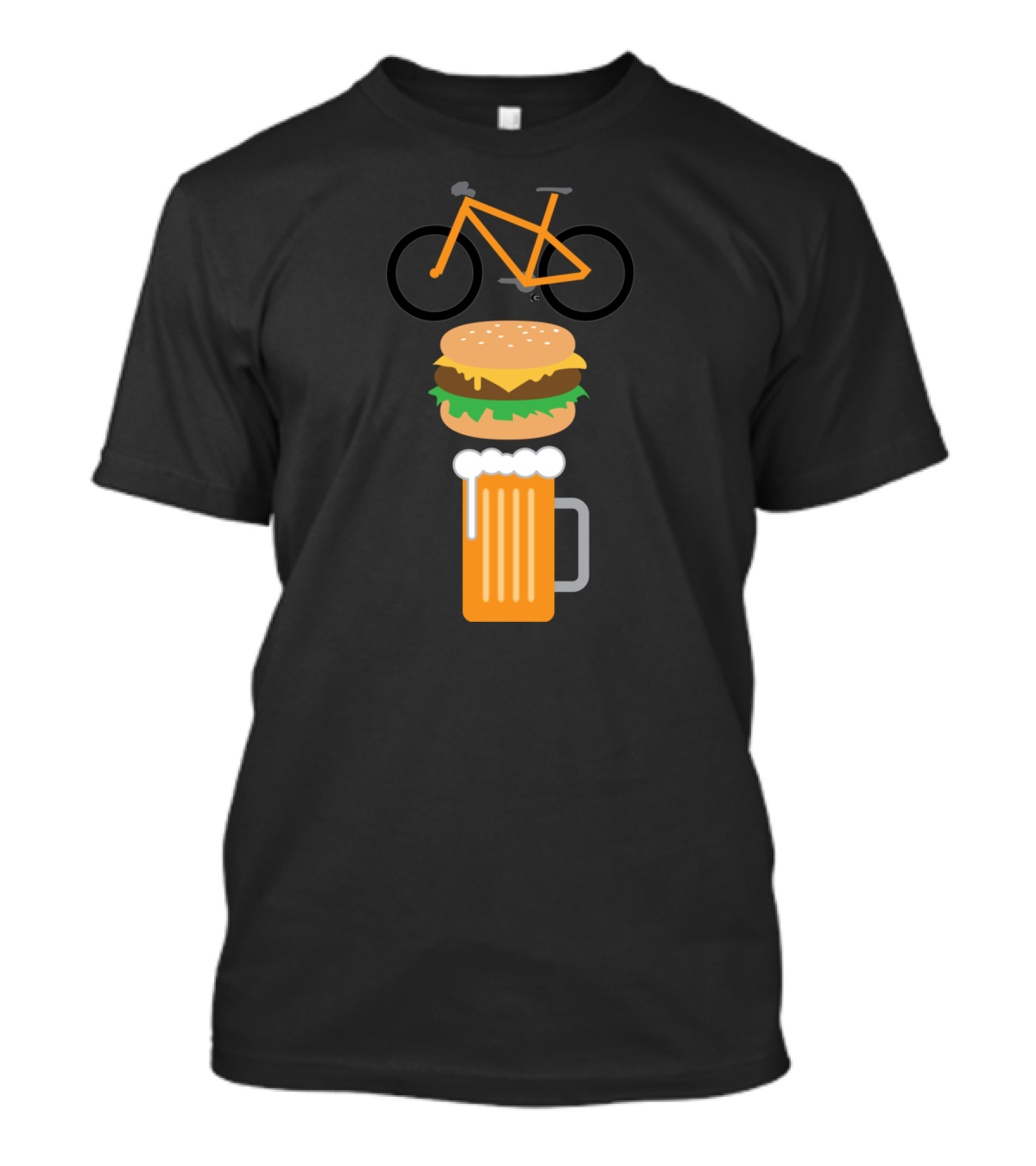 Bike Burger And Beer Trio T-Shirt