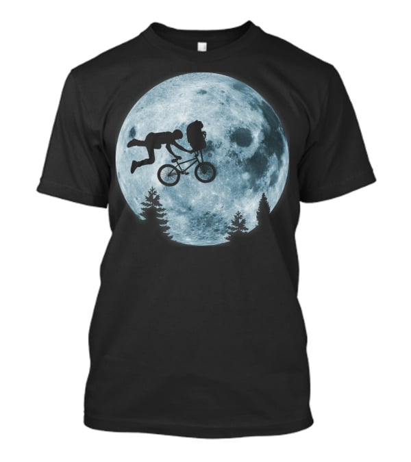 Extreme Terrestrial Moon Biking T-Shirt