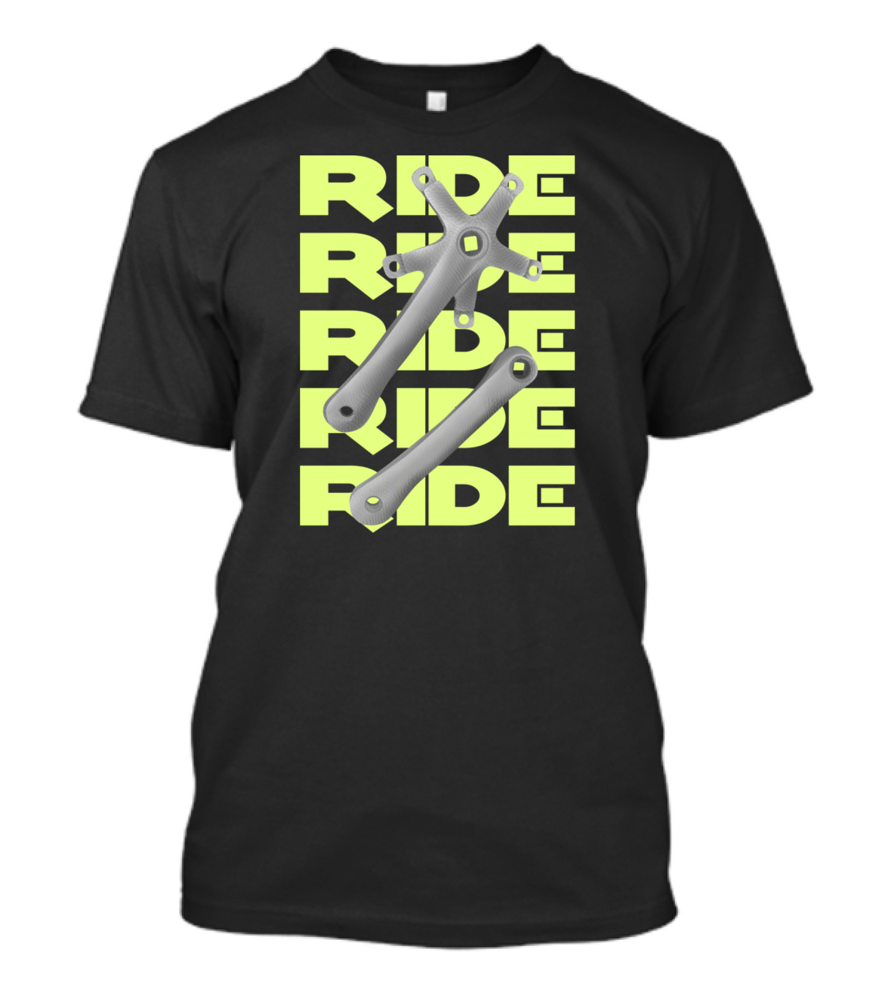 RIDE Square Taper Bike Crankset T-Shirt