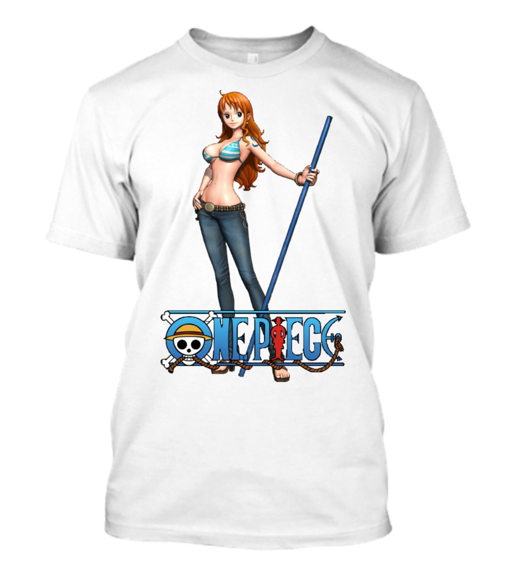 One Piece Nami Iconic Character Artwork T-Shirt