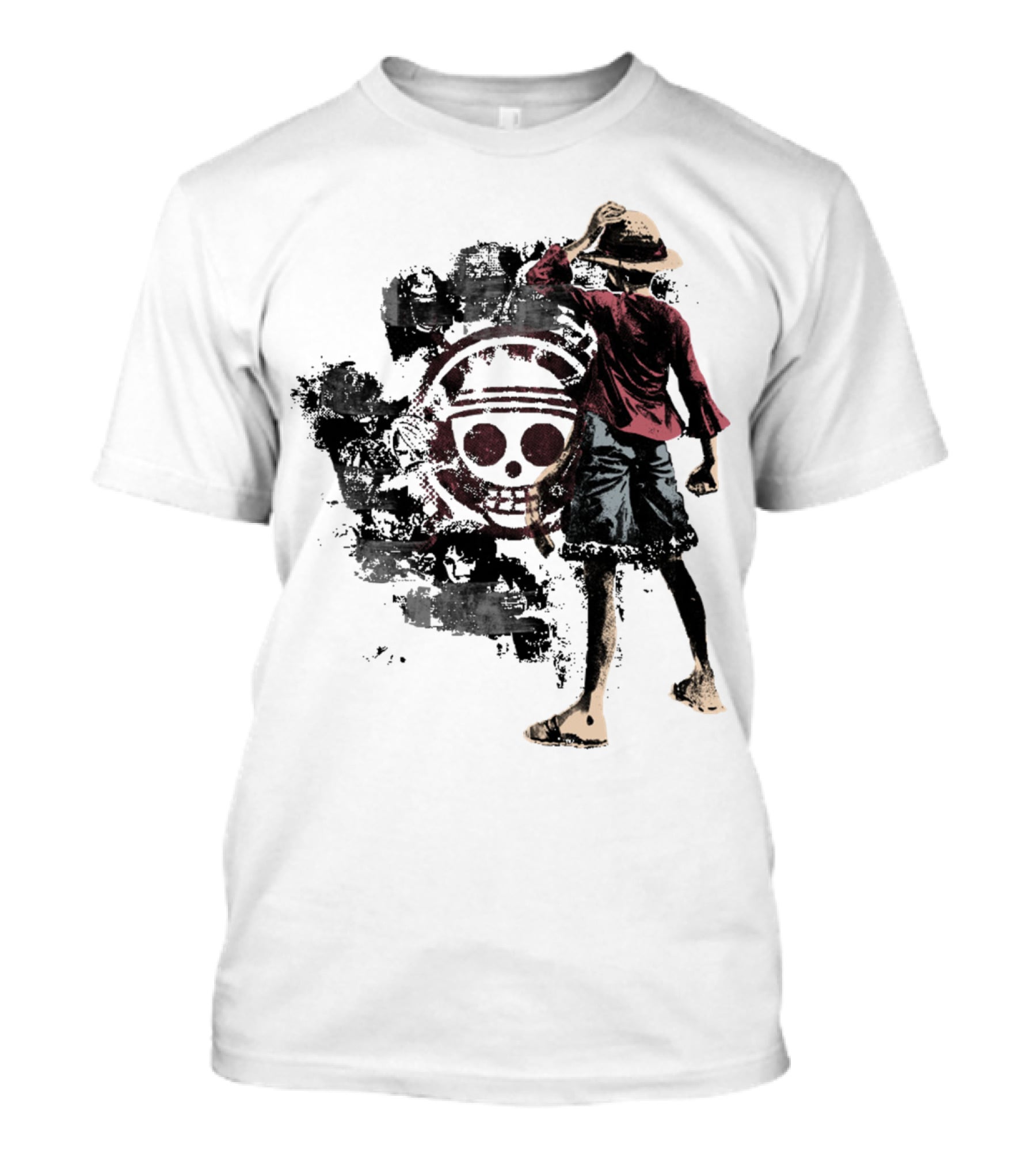 One Piece Straw Hat Pirate Skull Luffy T-Shirt