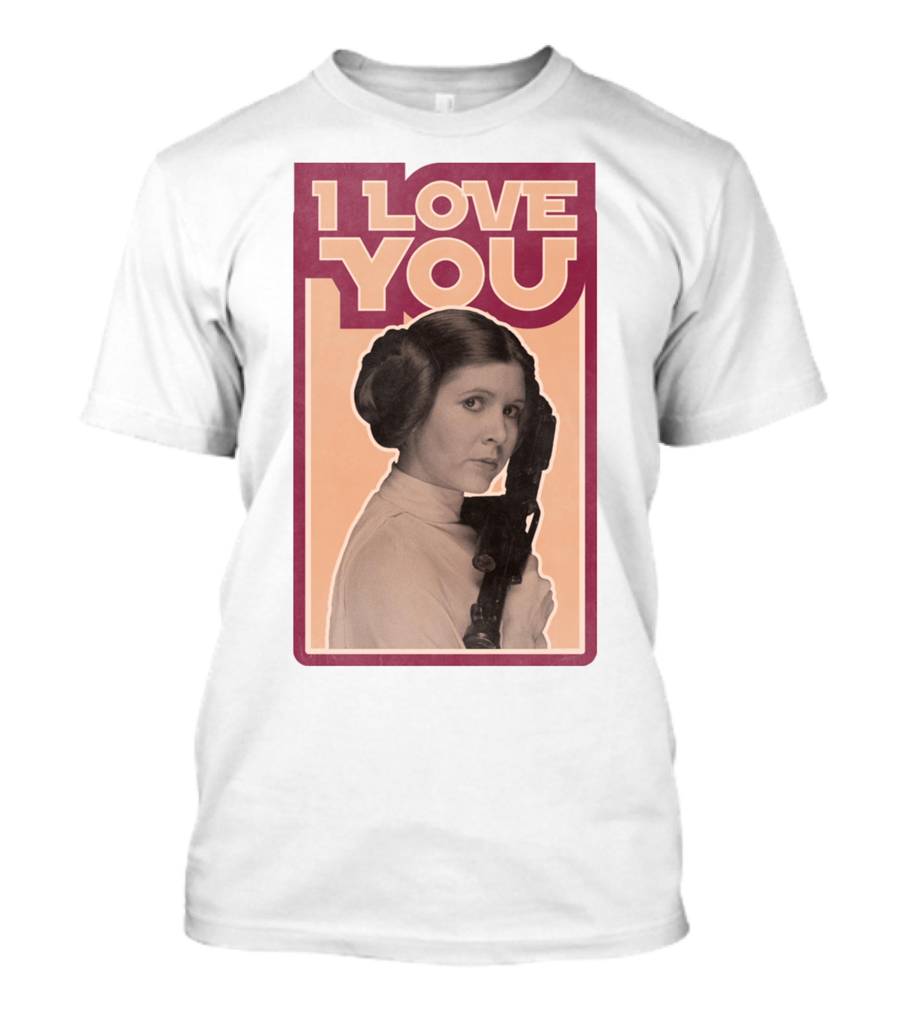 I Love You Leia Vintage T-Shirt