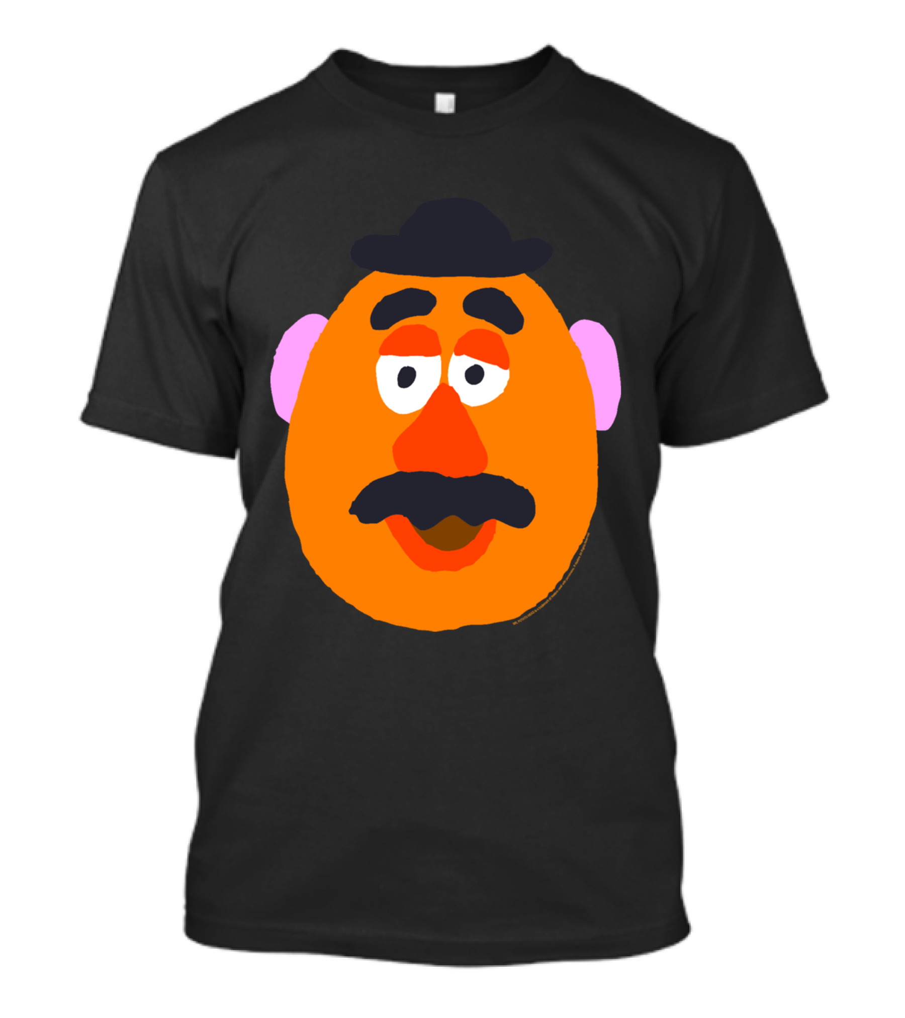 Mr. Potato Head Big Face Mustache Hat T-Shirt