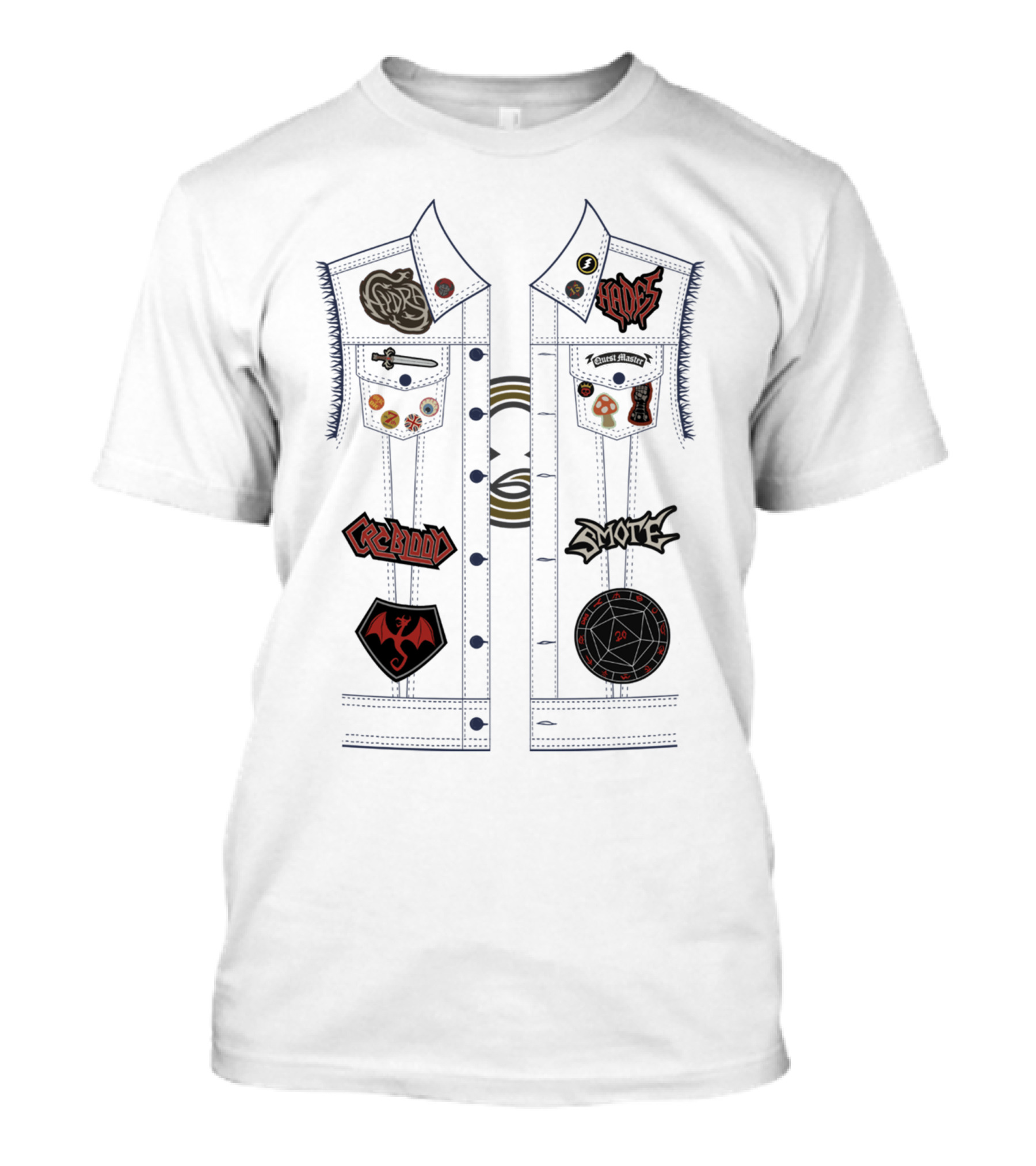 Barley Vest Swordcore Gauntlet Runes Hades Manticore Crossblood Smote Disney Pixar T-Shirt