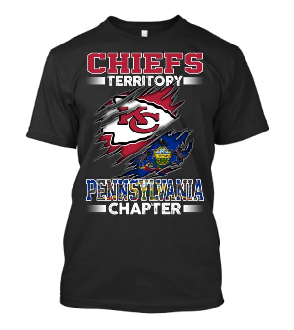CHIEFS TERRITORY KC LOGO PENNSYLVANIA CHAPTER T-Shirt