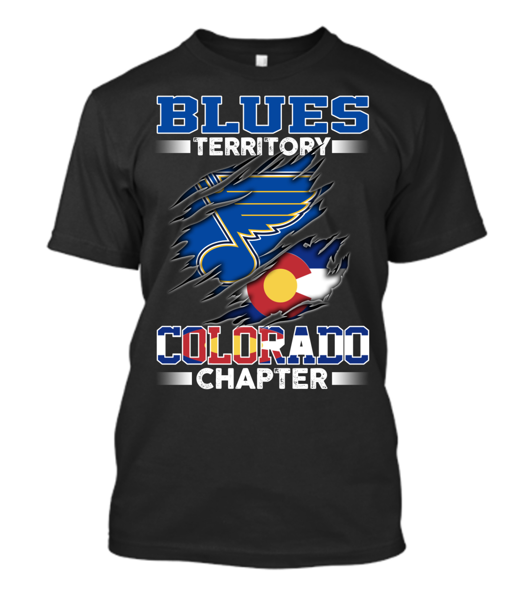 Blues Territory Colorado Chapter T-Shirt