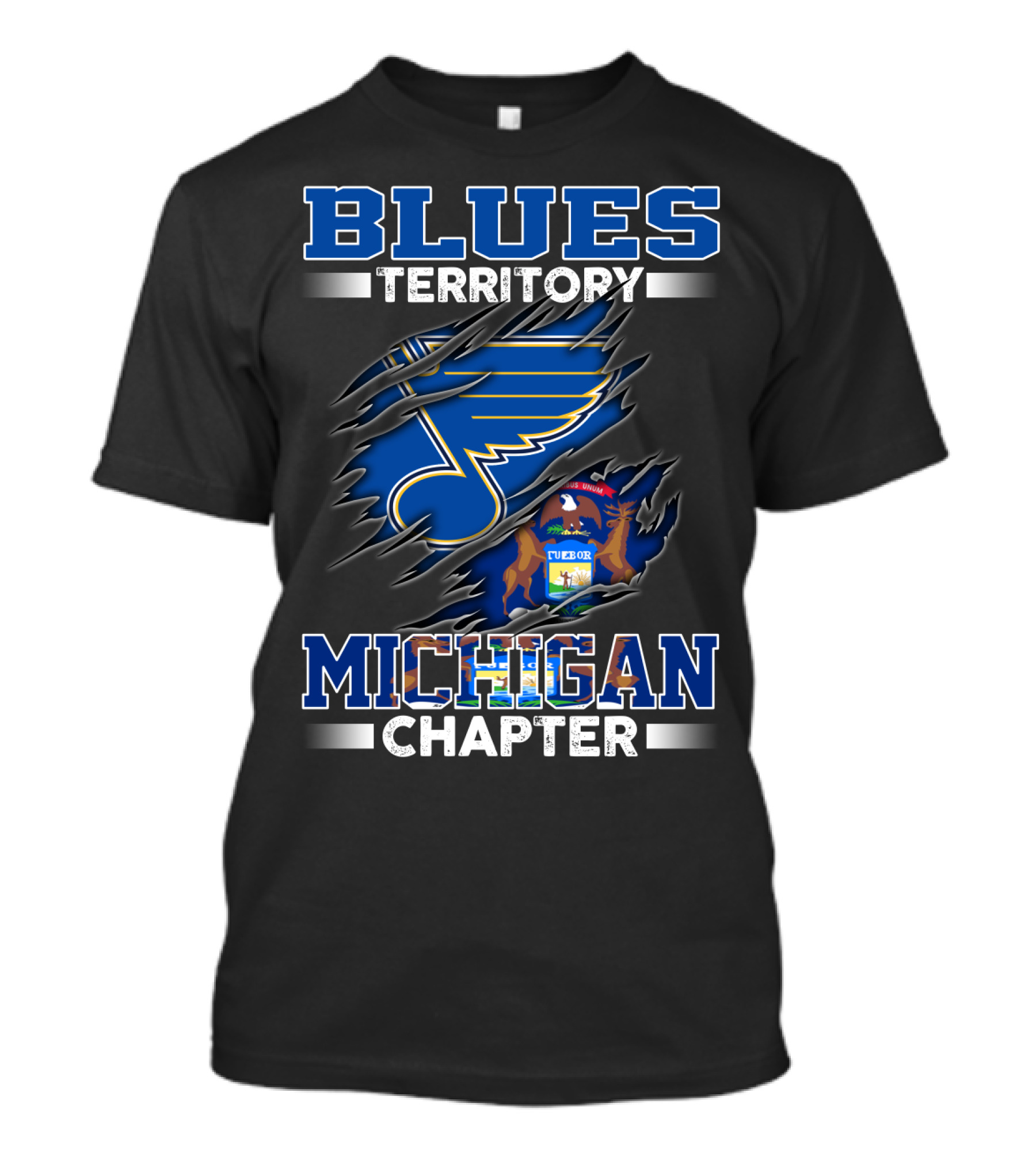 BLUES TERRITORY MICHIGAN CHAPTER T-Shirt