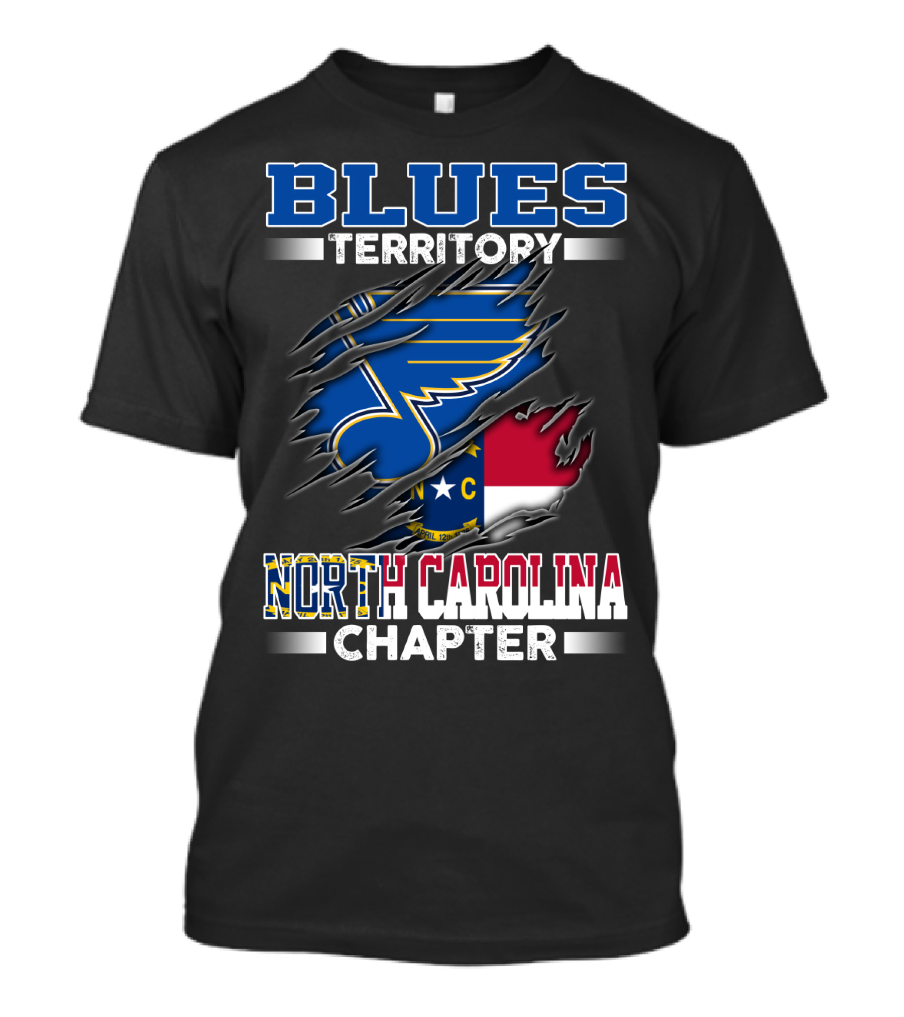 Blues Territory North Carolina Chapter T-Shirt