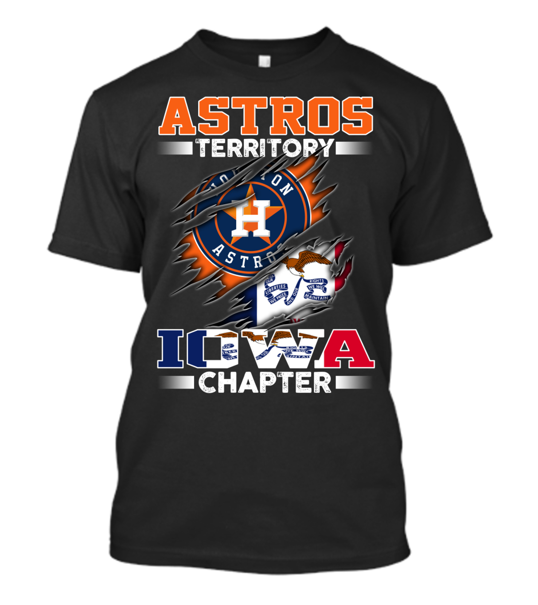 Astros Territory Houston Astros Iowa Chapter T-Shirt