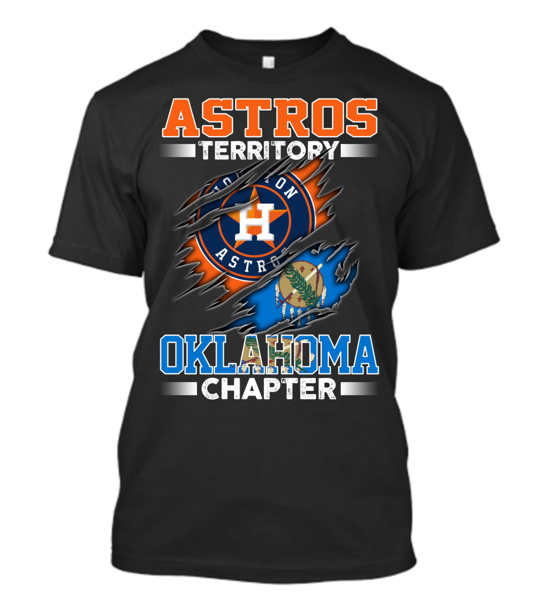ASTROS TERRITORY HOUSTON ASTROS OKLAHOMA CHAPTER T-Shirt