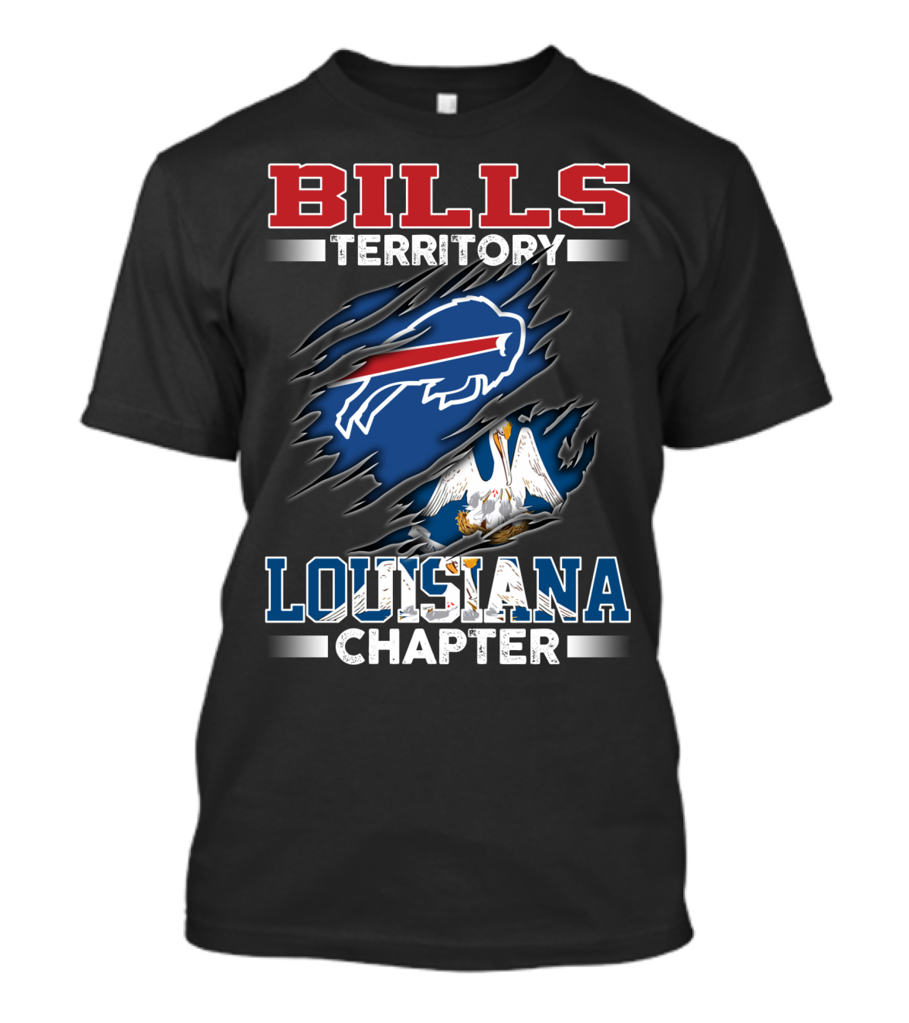 BILLS Territory Louisiana Chapter Buffalo T-Shirt
