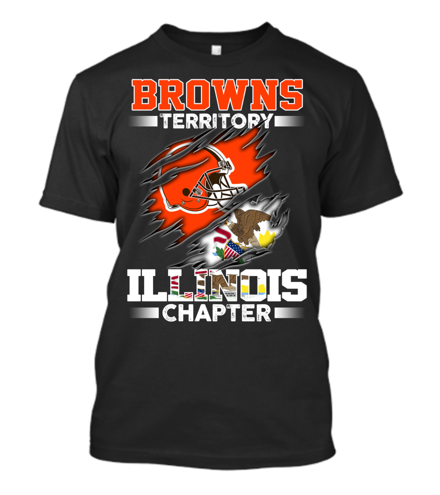 BROWNS TERRITORY ILLINOIS CHAPTER T-Shirt
