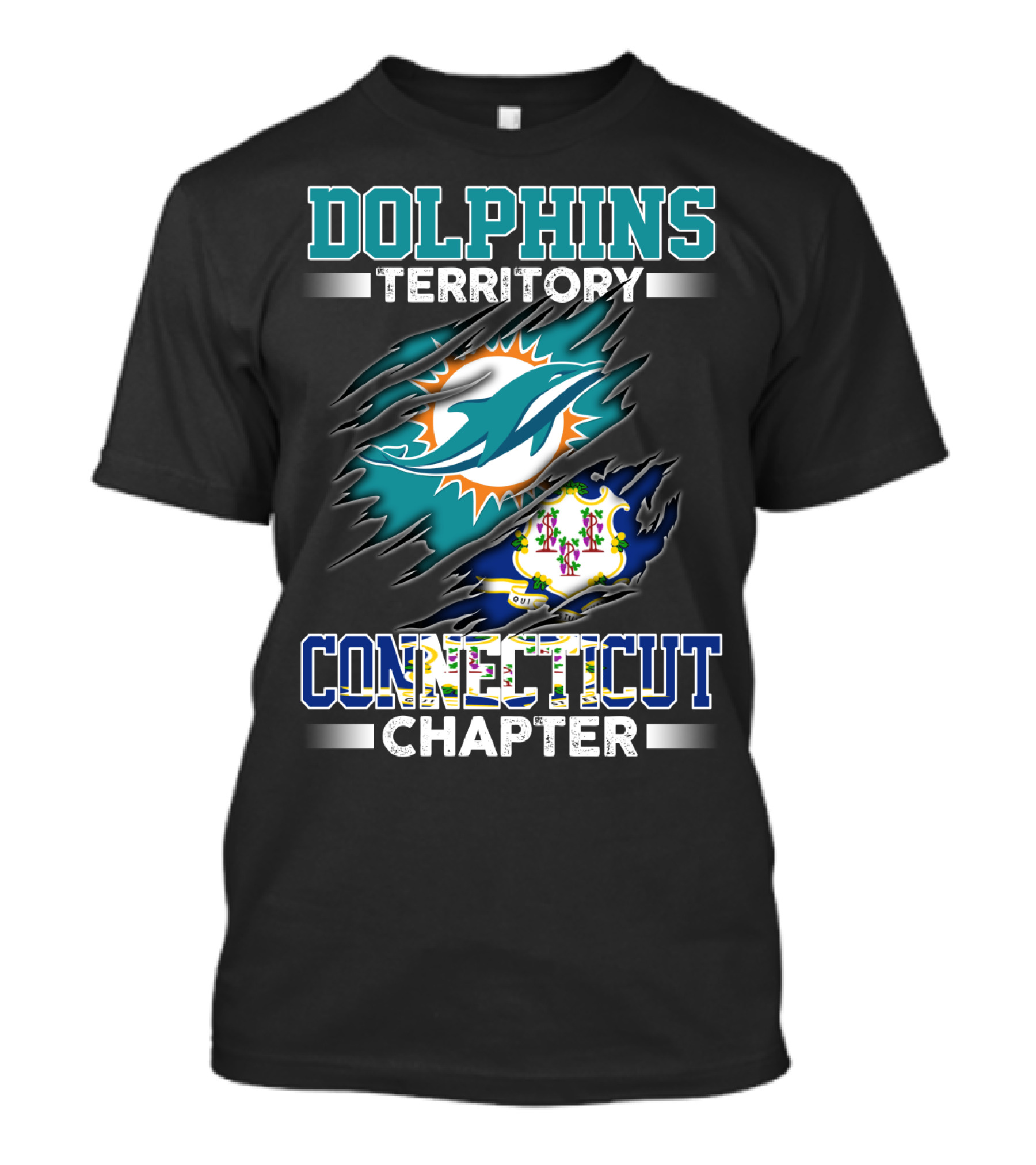 DOLPHINS TERRITORY CONNECTICUT CHAPTER T-Shirt