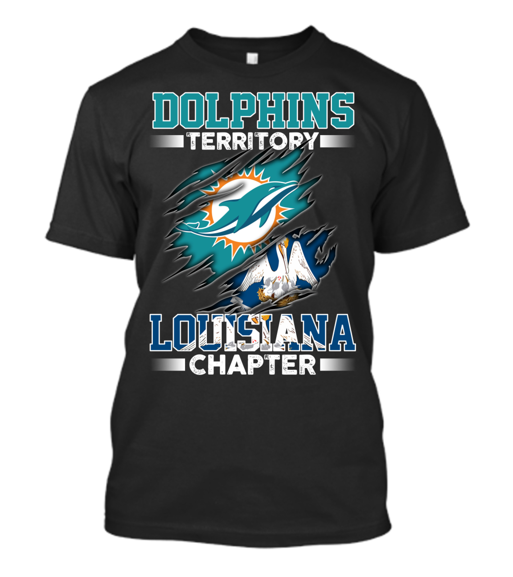 DOLPHINS TERRITORY LOUISIANA CHAPTER T-Shirt