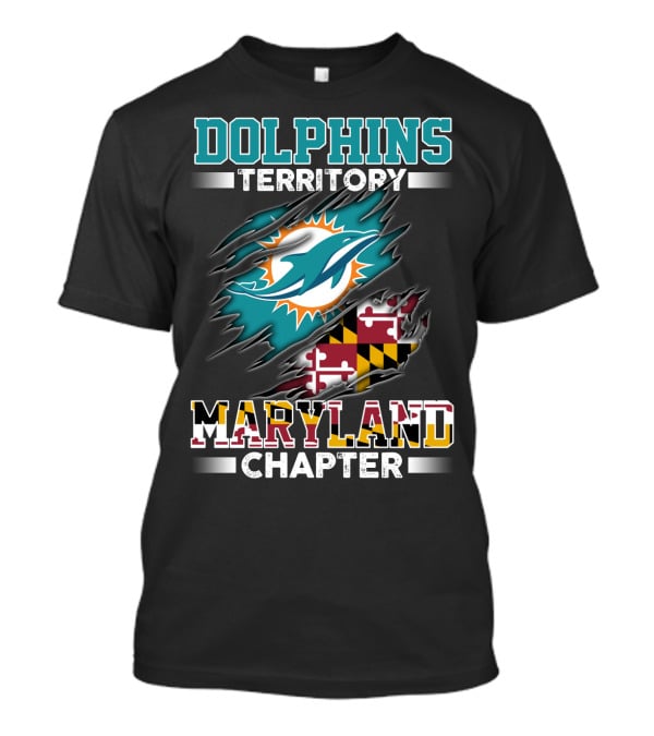 Dolphins Territory Maryland Chapter Miami Dolphins T-Shirt
