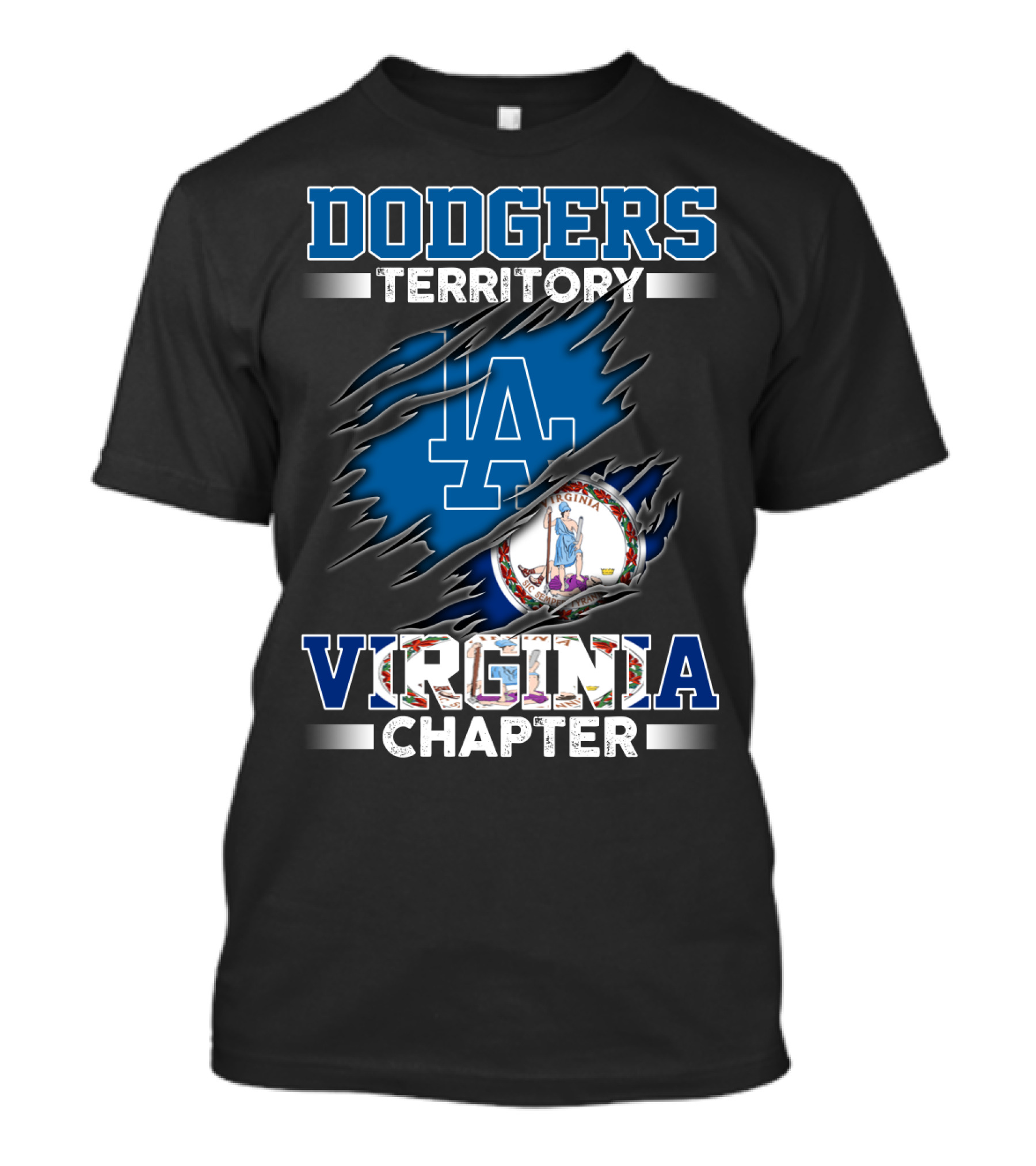 DODGERS TERRITORY VIRGINIA CHAPTER T-Shirt