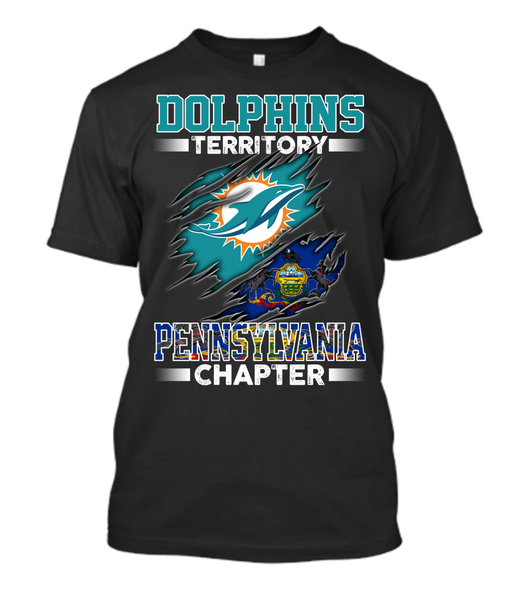 Dolphins Territory Pennsylvania Chapter T-Shirt