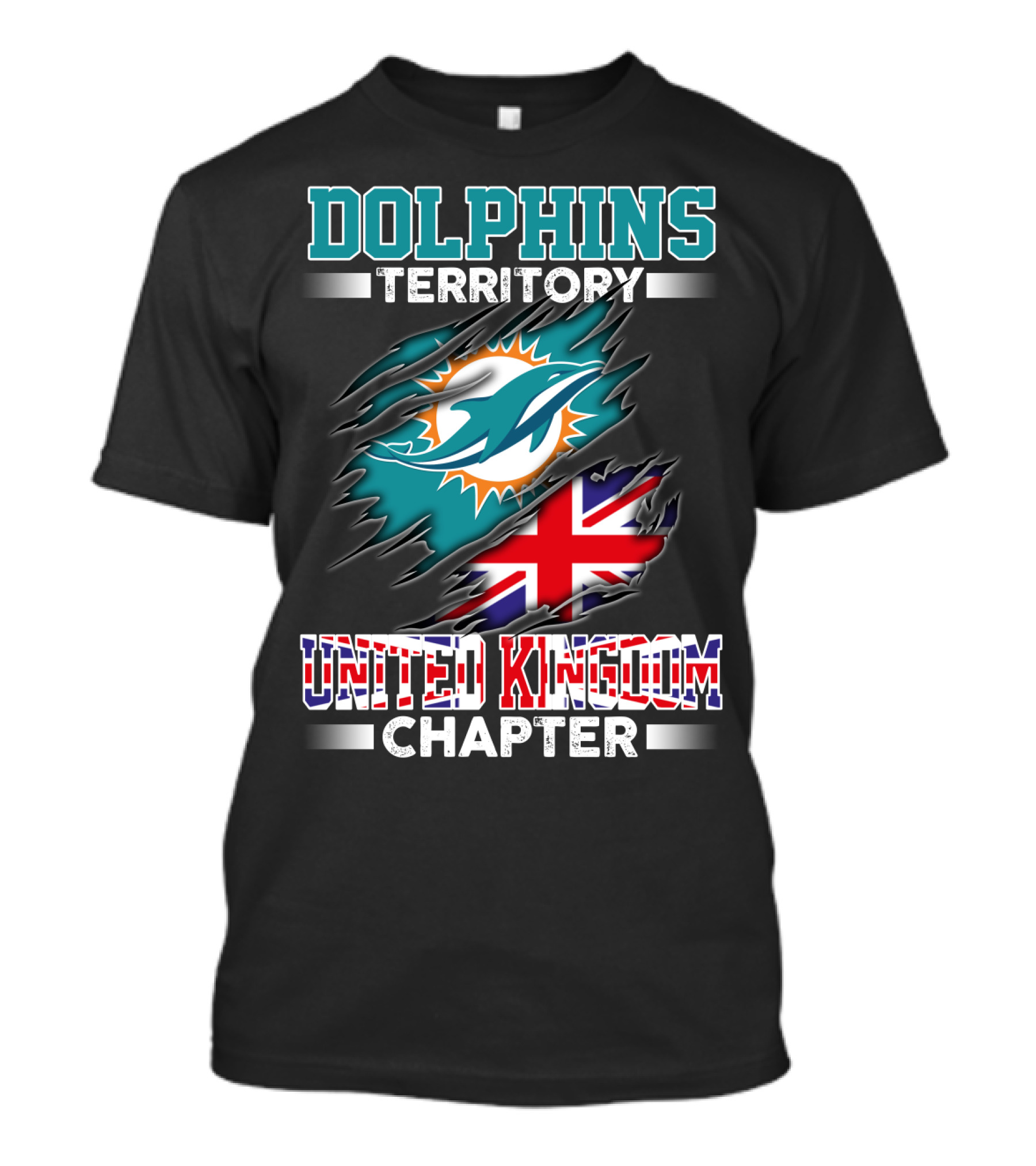 DOLPHINS TERRITORY UNITED KINGDOM CHAPTER T-Shirt