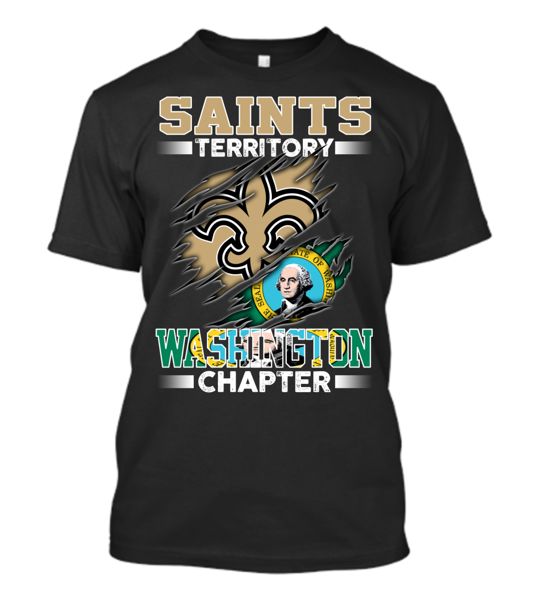 SAINTS TERRITORY WASHINGTON CHAPTER T-Shirt