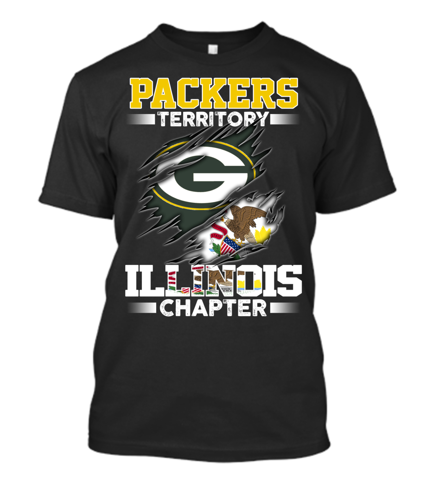 PACKERS TERRITORY ILLINOIS CHAPTER T-Shirt