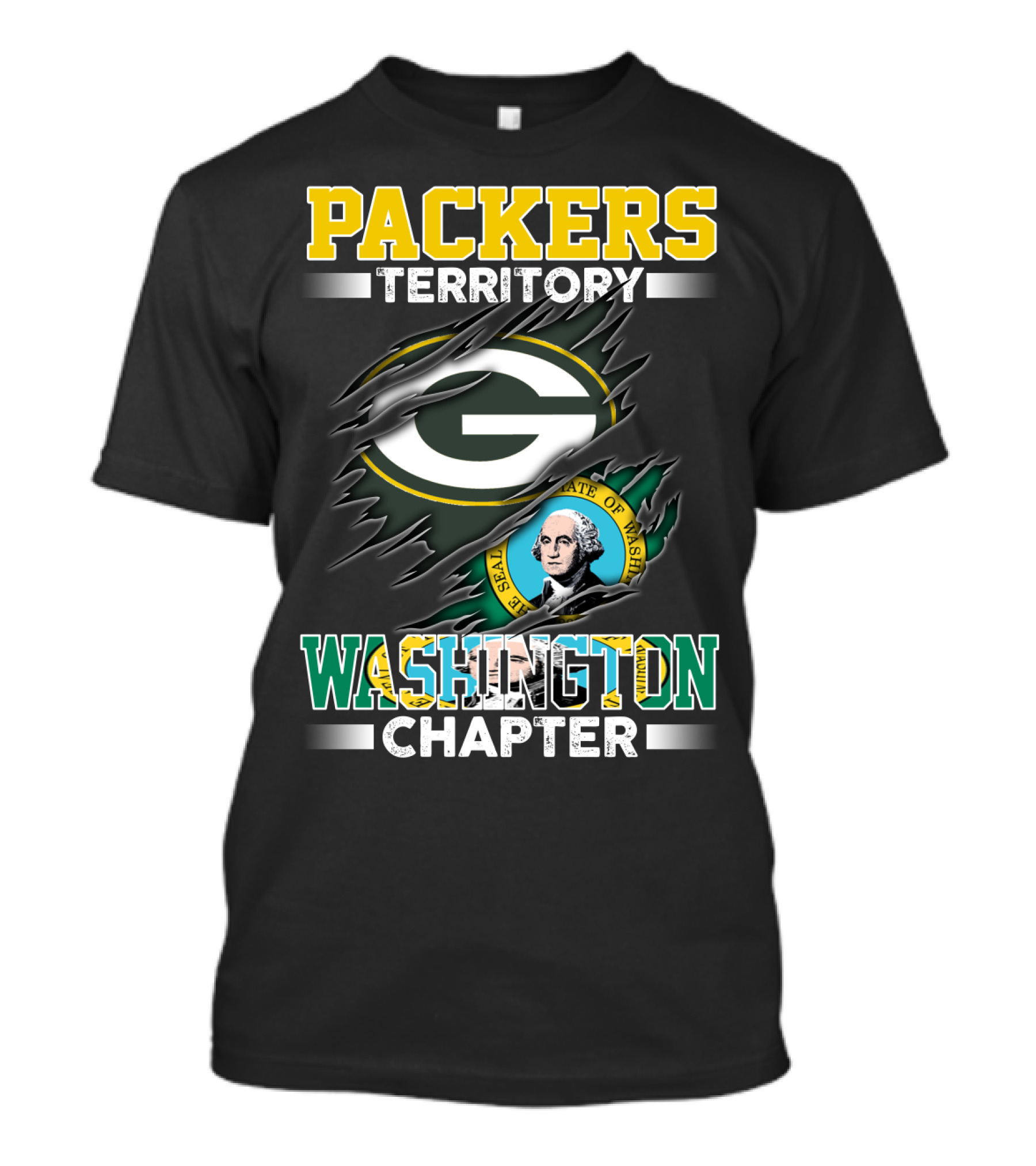 PACKERS TERRITORY WASHINGTON CHAPTER T-Shirt
