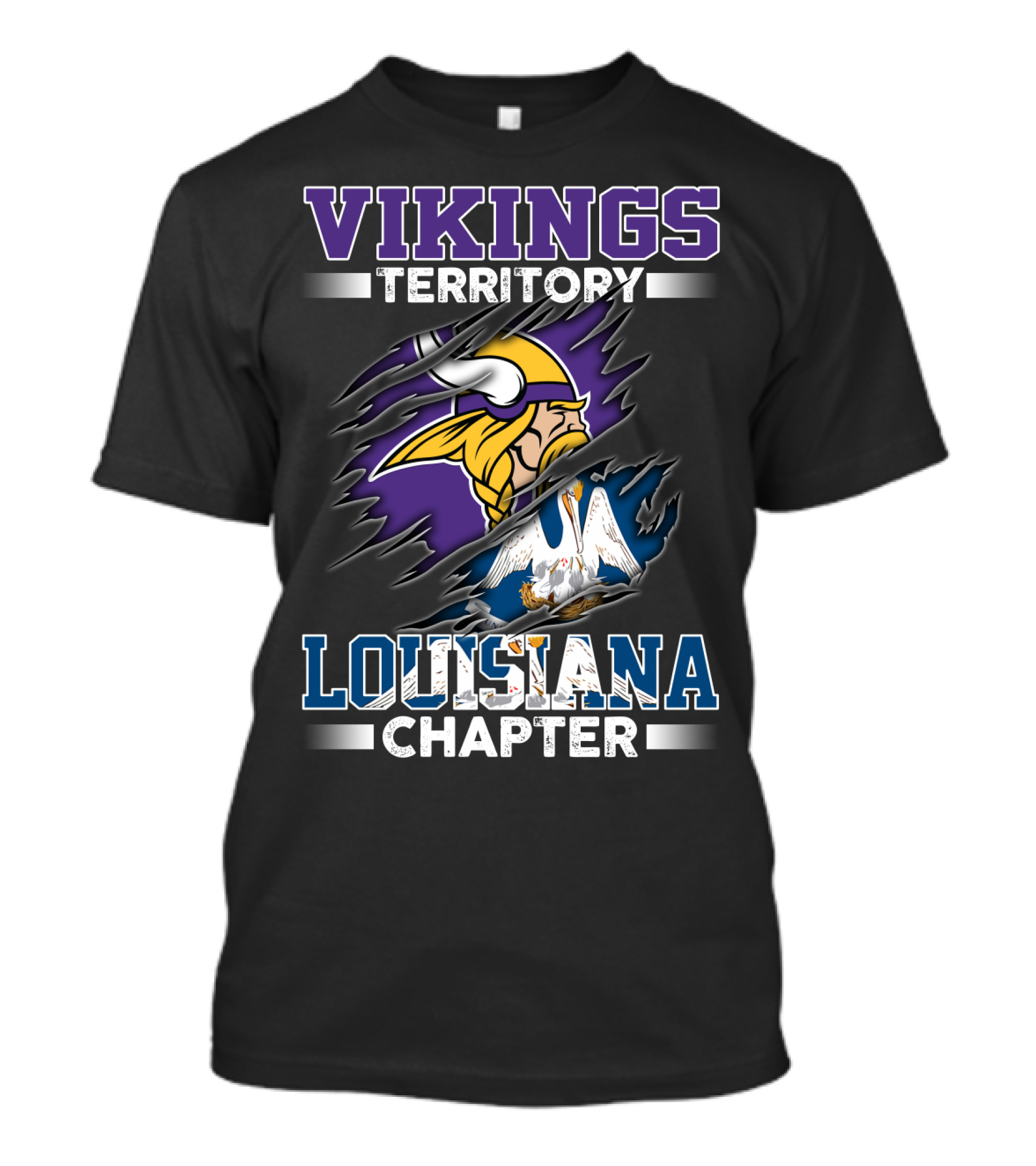 Vikings Territory Louisiana Chapter T-Shirt