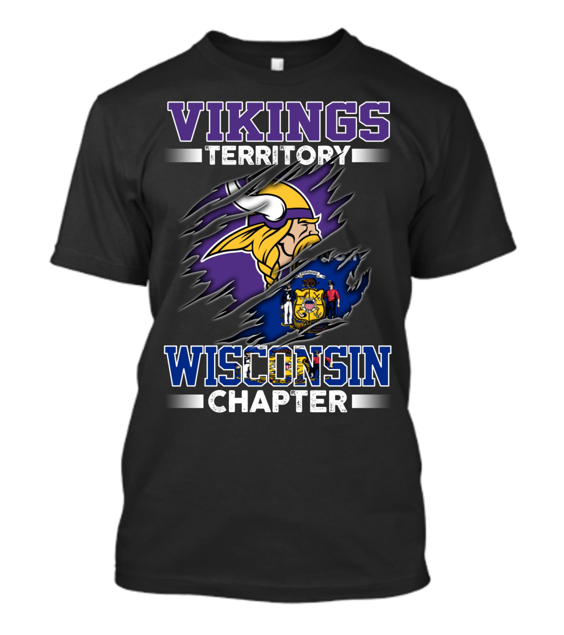 Vikings Territory Wisconsin Chapter T-Shirt