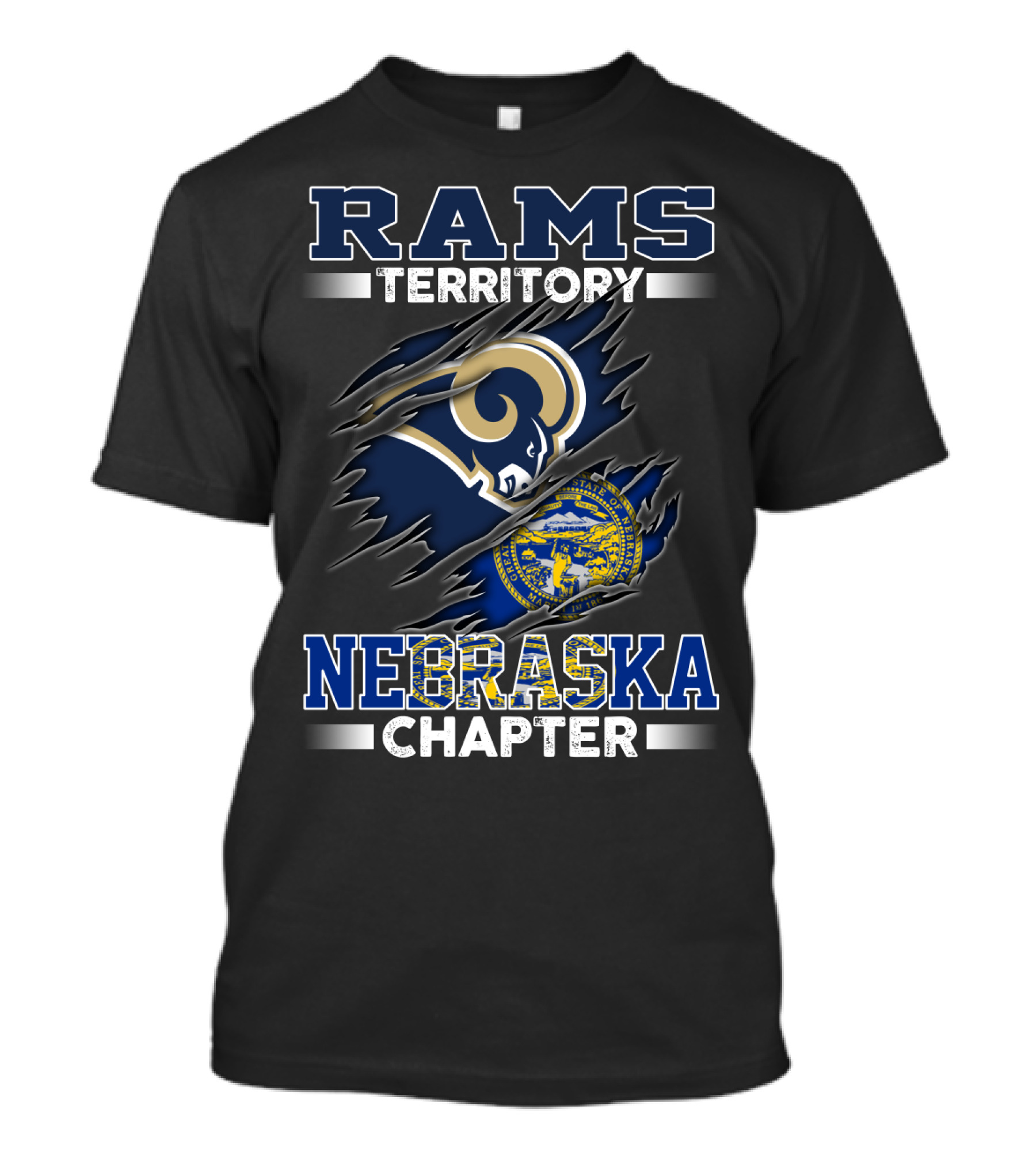 Rams Territory Nebraska Chapter Seal T-Shirt