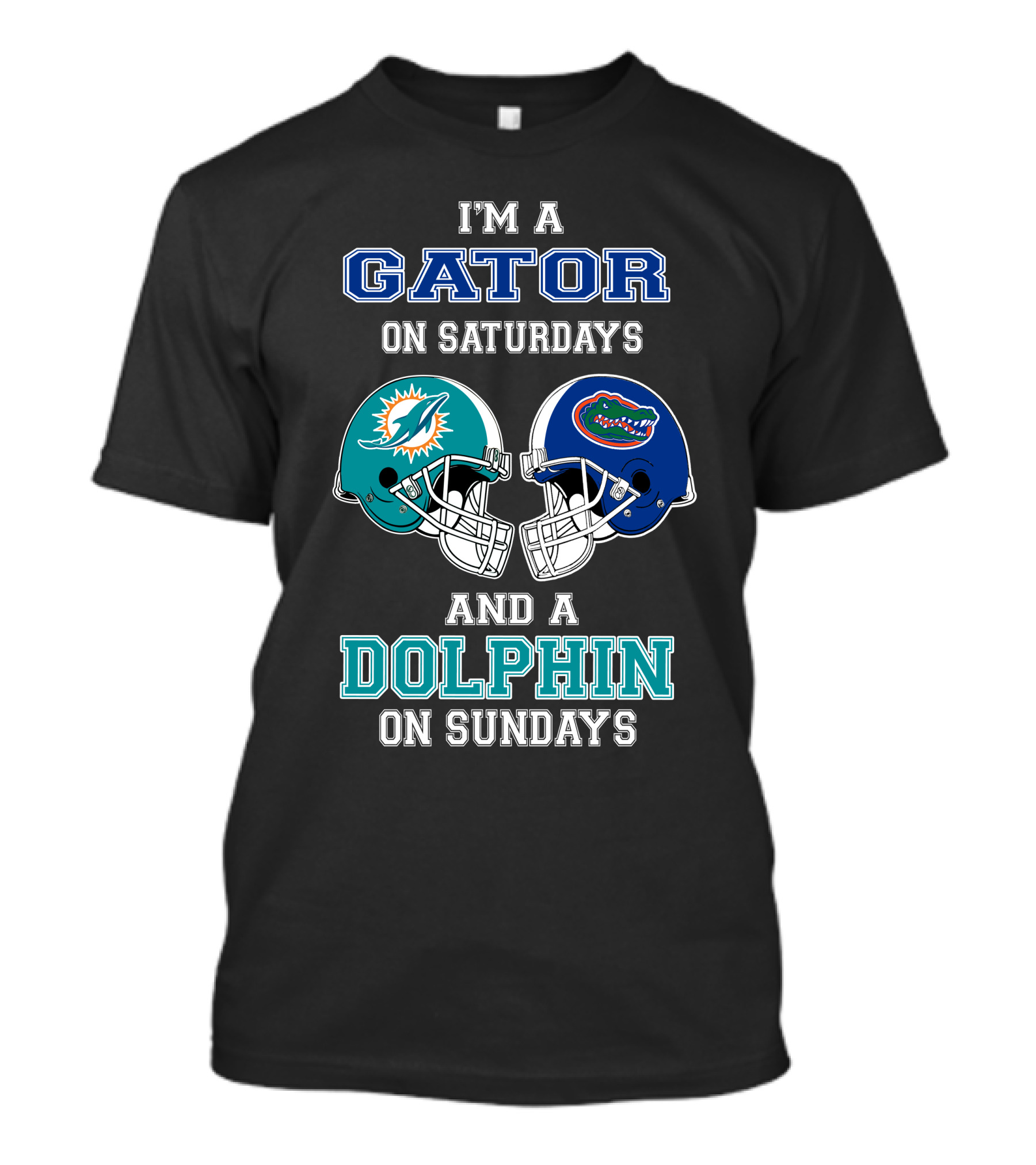 I'm A Gator On Saturdays And A Dolphin On Sundays T-Shirt