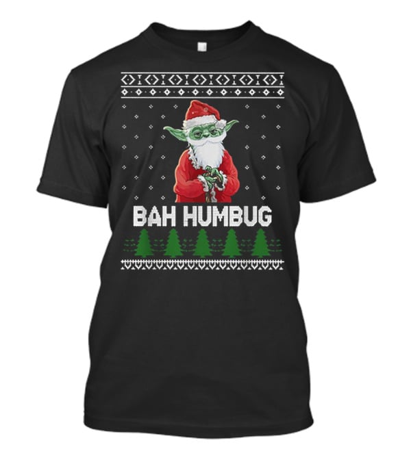 Santa Yoda Bah Humbug Christmas T-Shirt