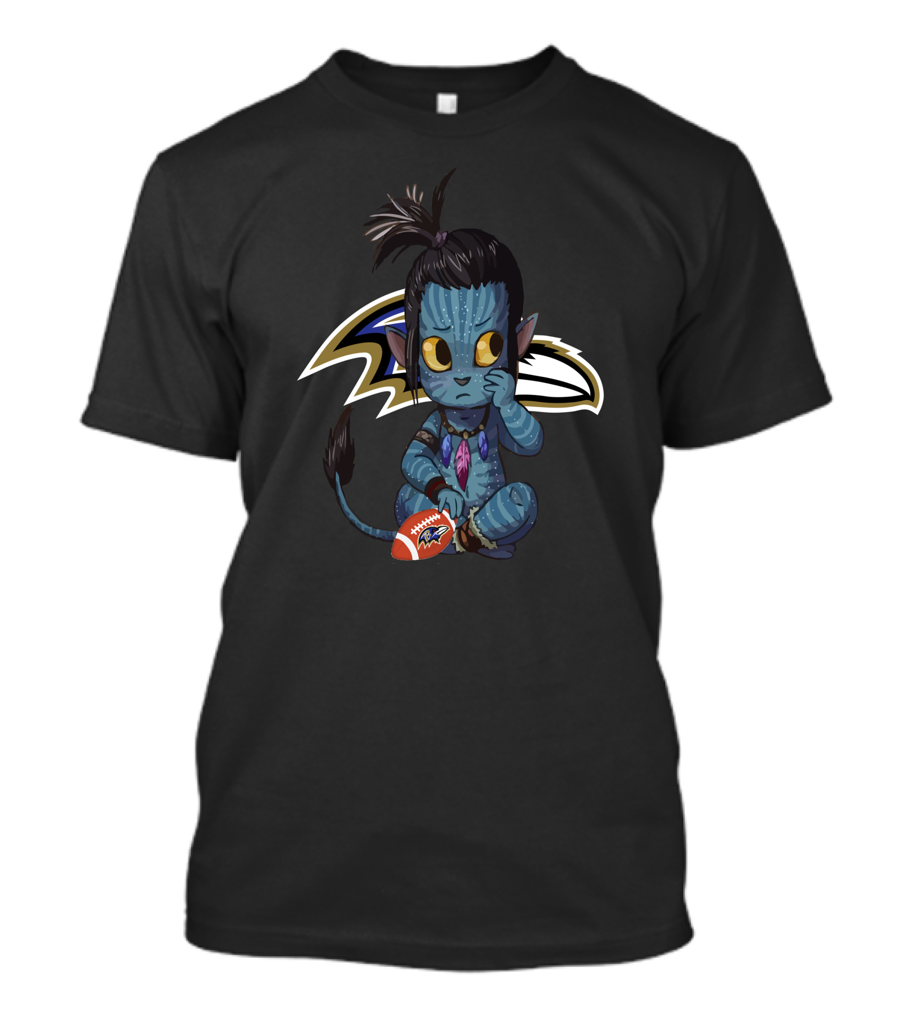 Avatar Ravens Football Character T-Shirt