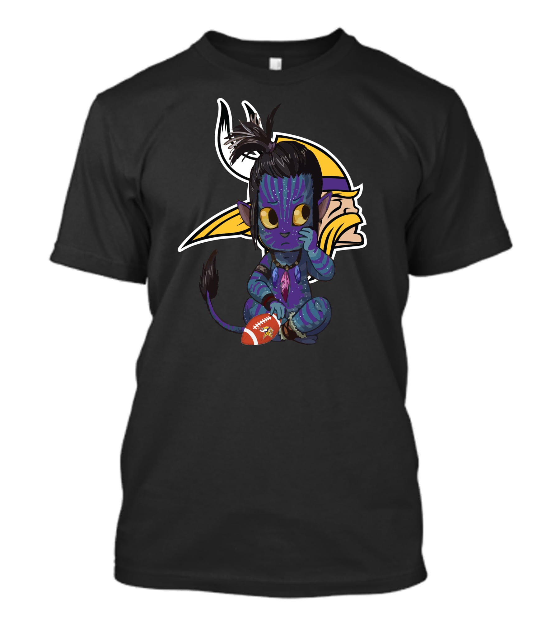 Avatar Vikings NFL Football Fusion T-Shirt