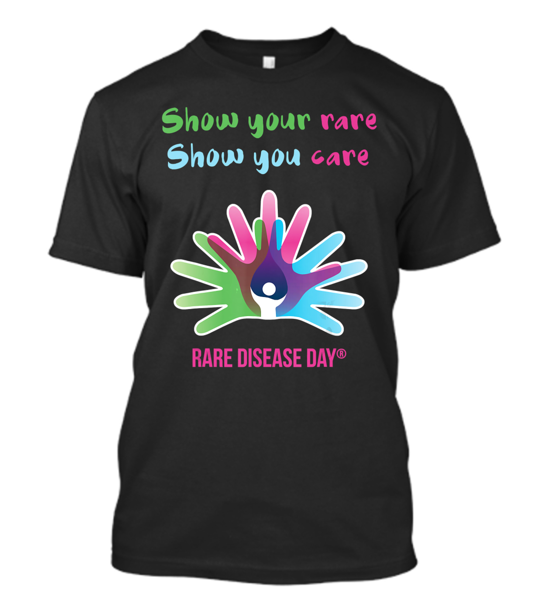Show Your Rare Show You Care Rare Disease Day Awareness T-Shirt