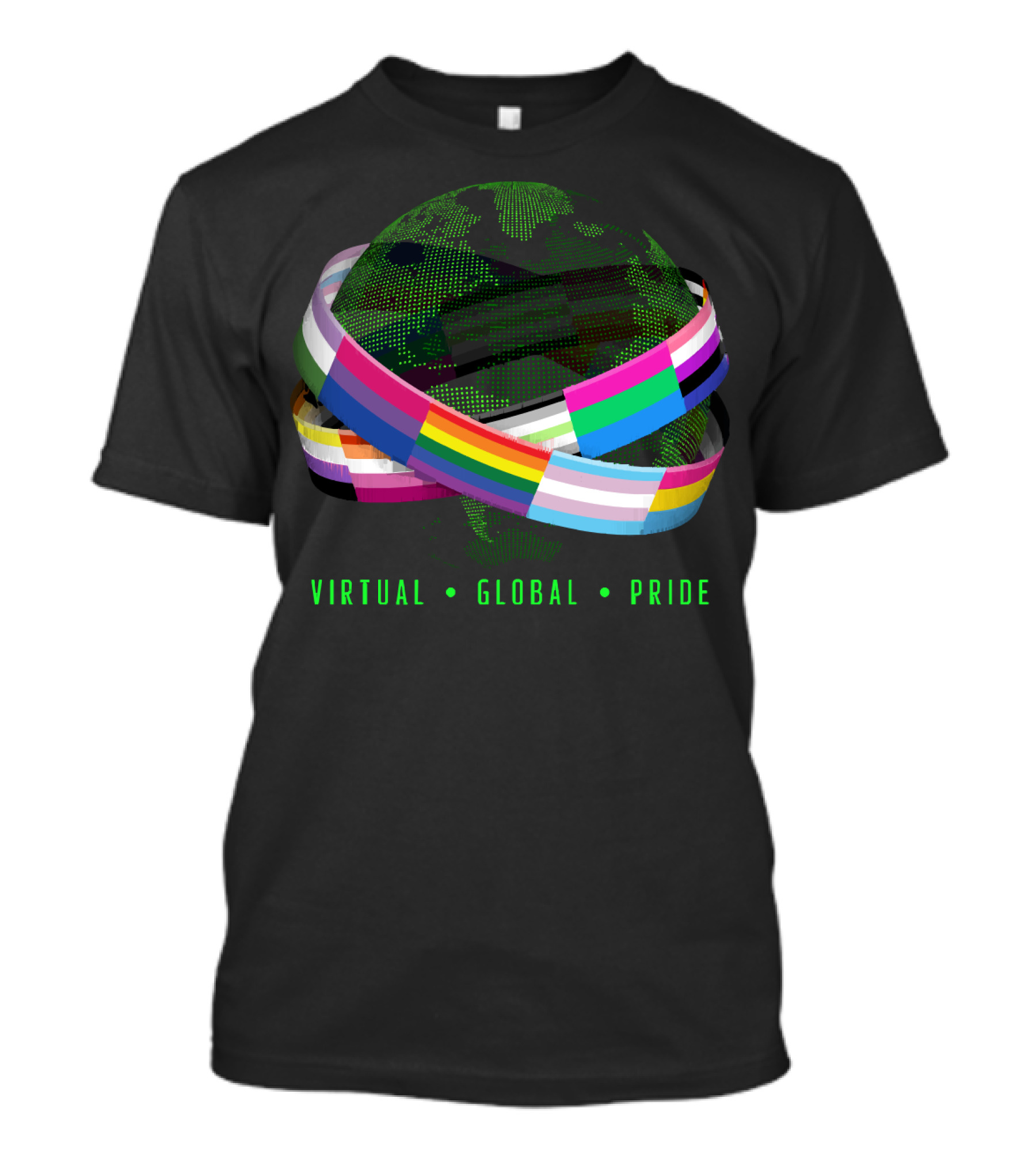 Virtual Global Pride Embracing Diversity Around The World T-Shirt