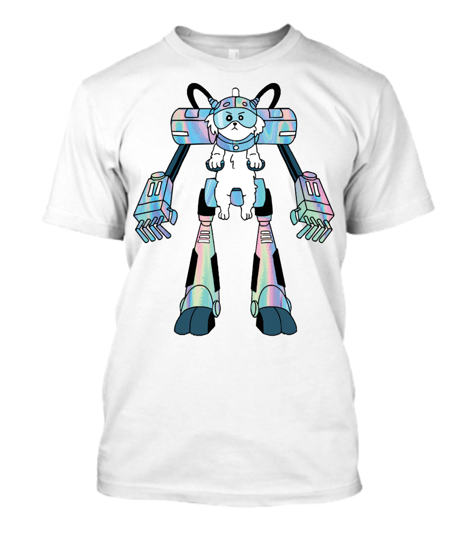Rick And Morty Cybernetic Dog Mech Snuffles T-Shirt