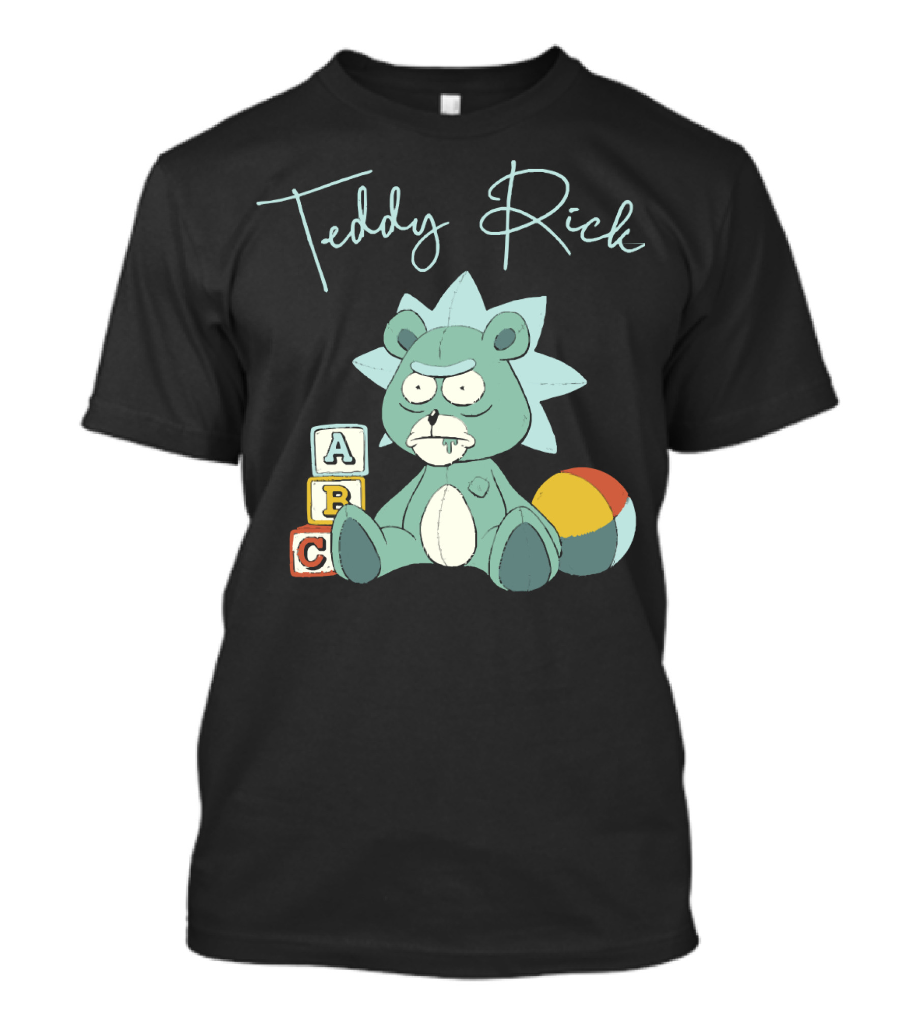 Teddy Rick ABC Blocks And Multicolor Ball T-Shirt