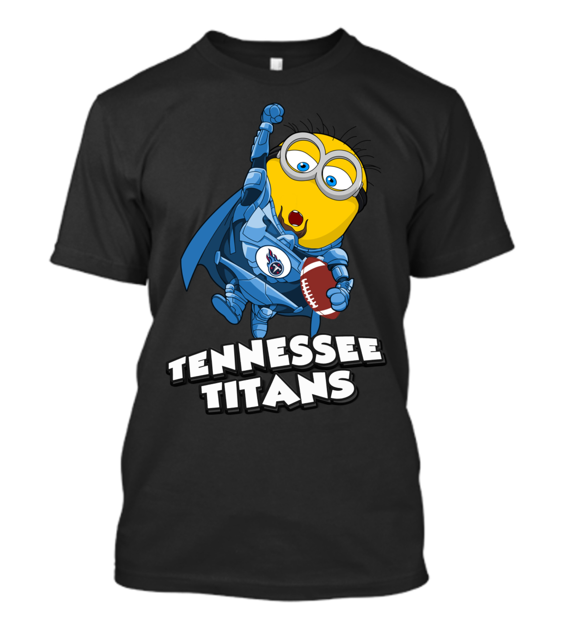 Tennessee Titans Minion Football Fan Burst T-Shirt