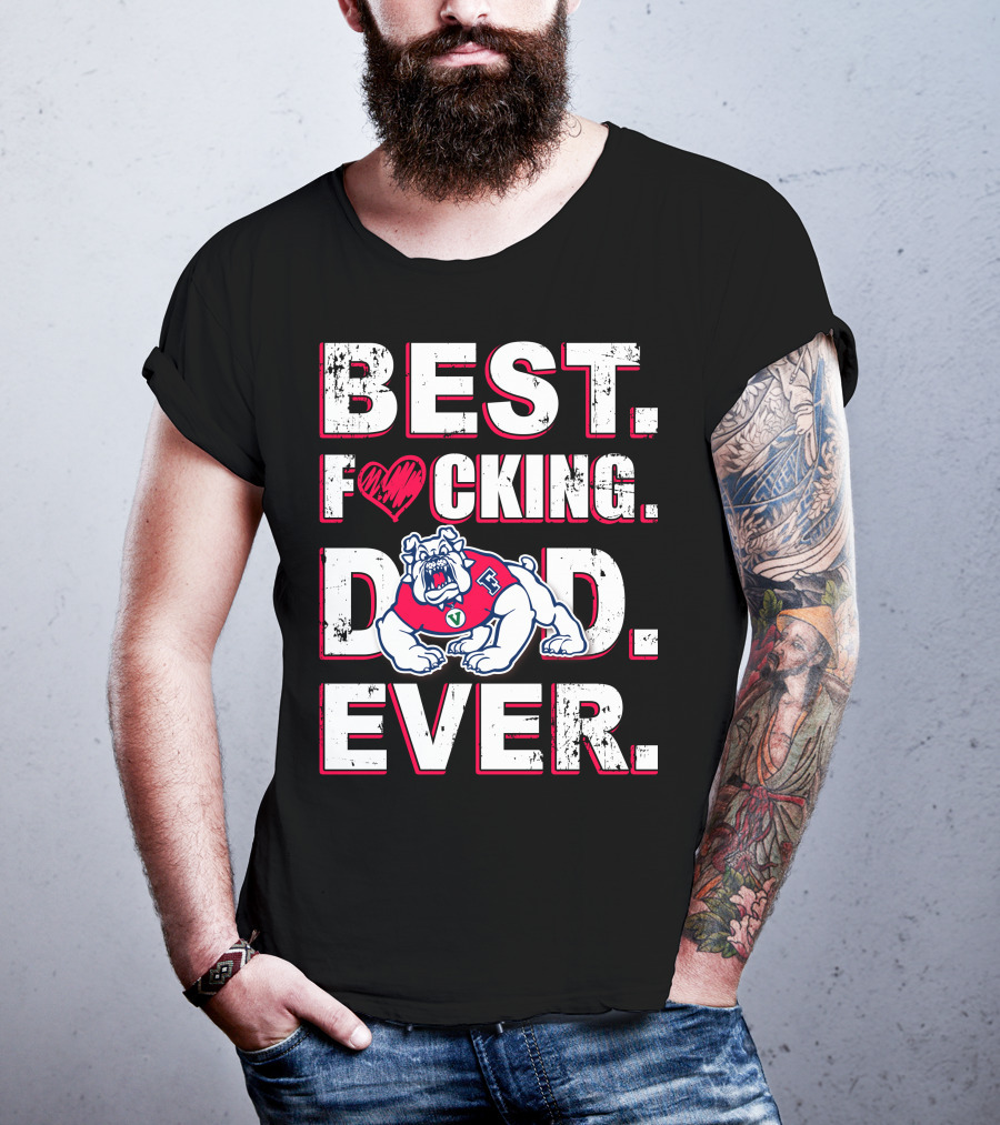 Best Fresno State Bulldogs Dad. Ever. T-Shirt