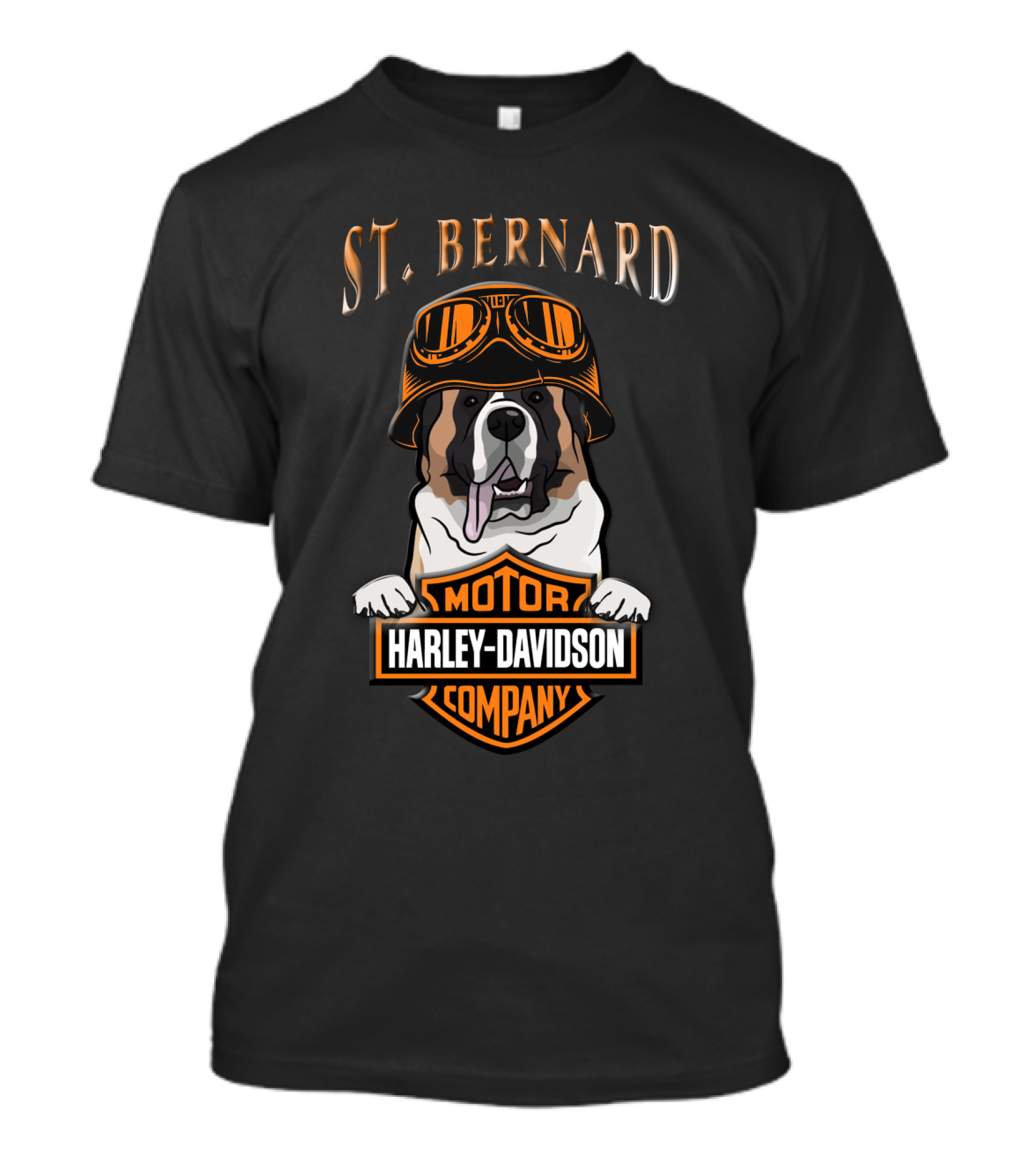 St Bernard Harley Davidson Motorcycle Company T-Shirt