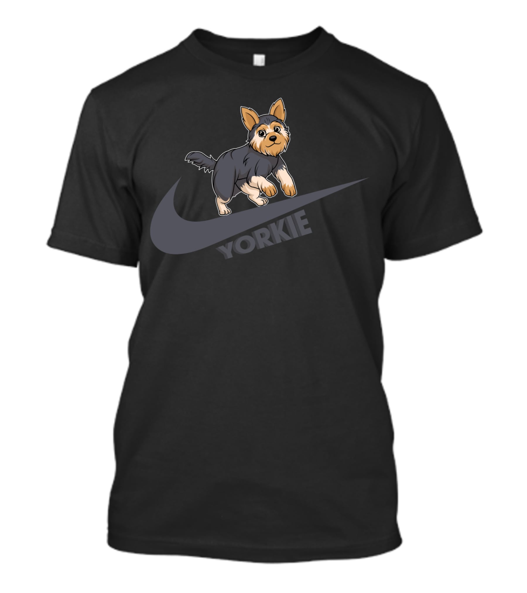 Yorkie Nike Iconic Dog Leap T-Shirt