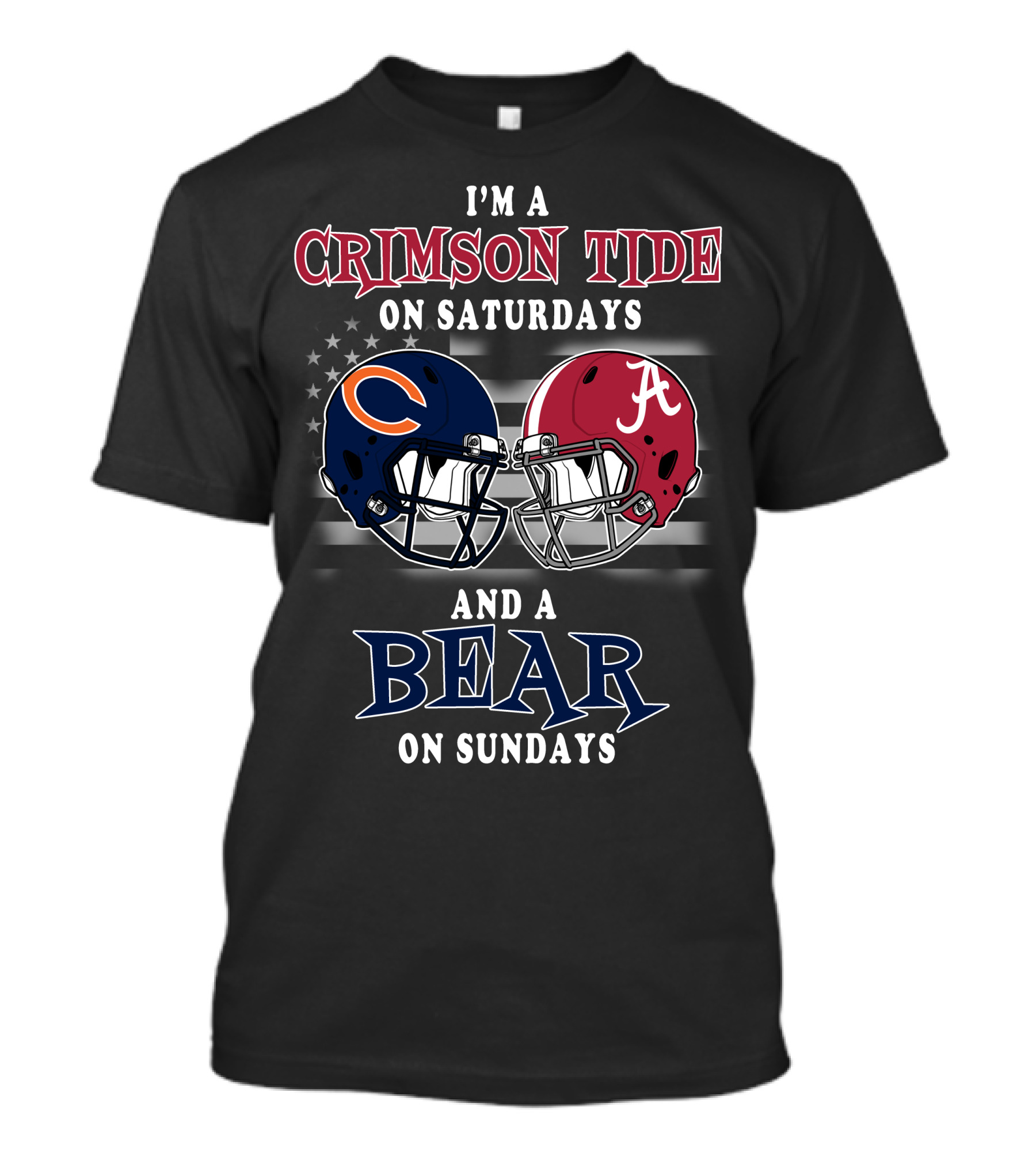 I'm A Crimson Tide On Saturdays And A Bear On Sundays T-Shirt