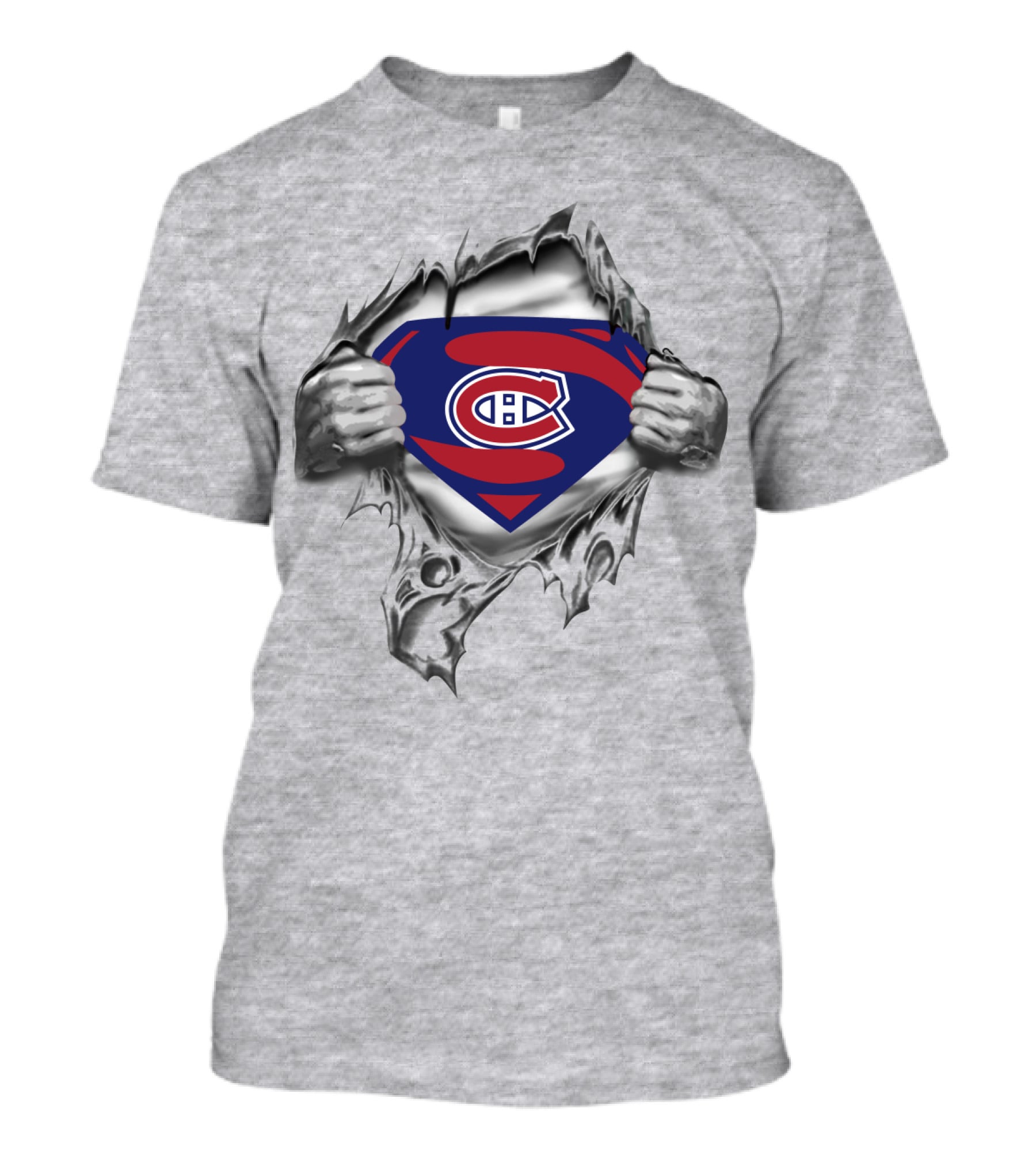 Montréal Canadiens Superman Crest Pullover T-Shirt